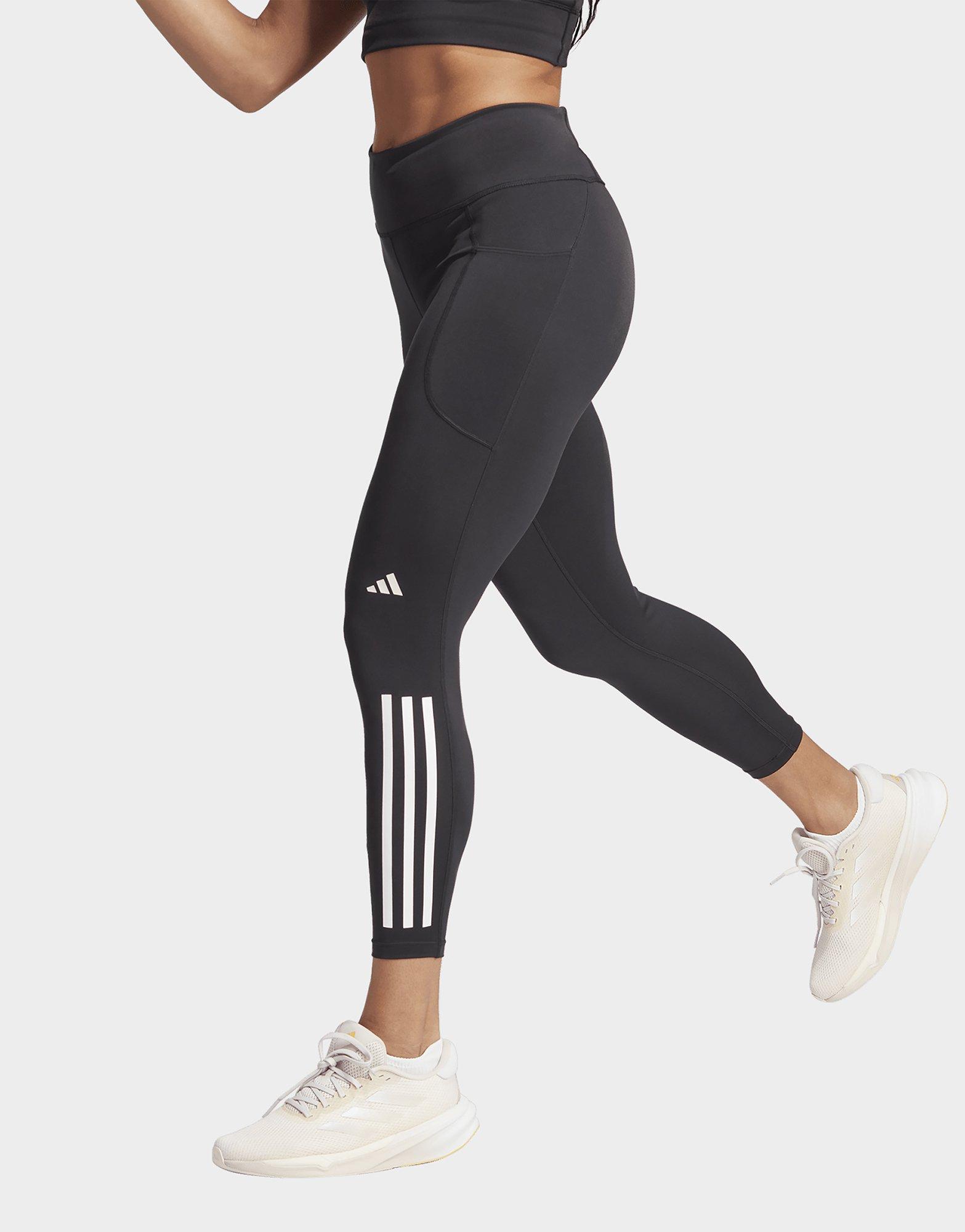 adidas Designed To Move 3-Stripes 3/4 Sportlegging Dames Zwart Wit