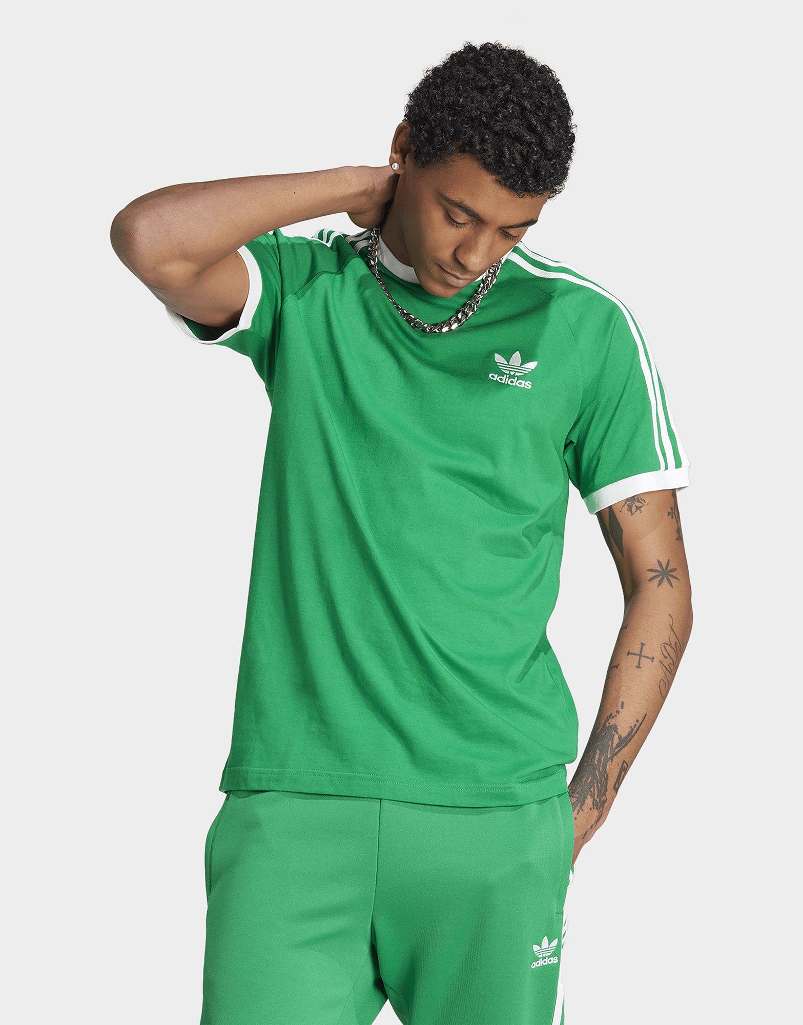 Green adidas Adicolor Classics 3-Stripes Tee