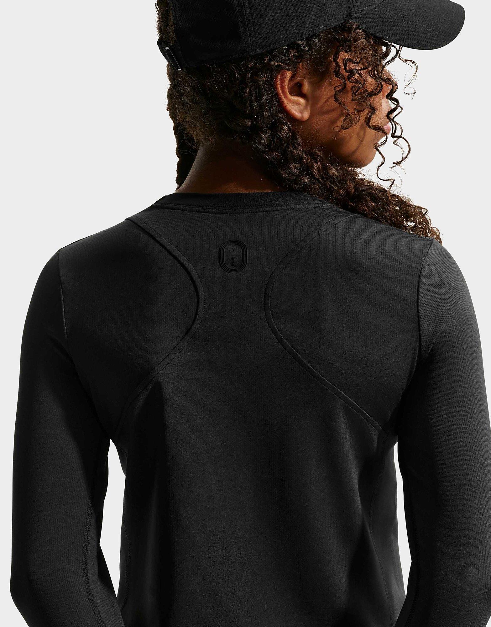 Nike Dri-FIT geribde top met lange mouwen voor meisjes Mavn