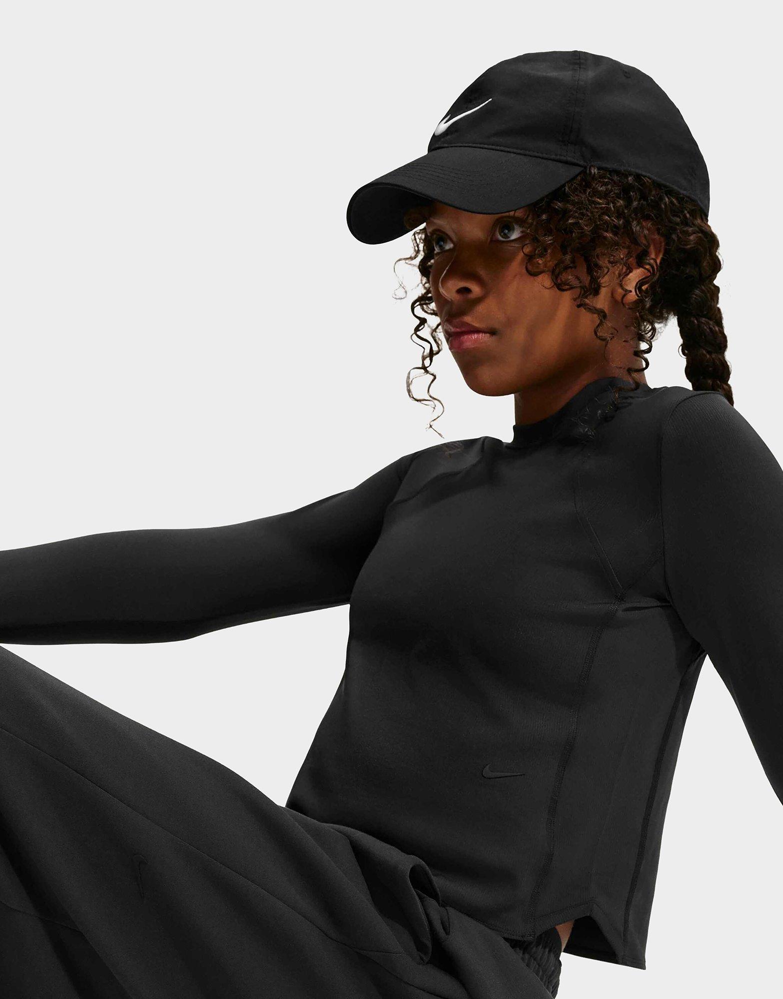Nike Dri-FIT geribde top met lange mouwen voor meisjes Mavn