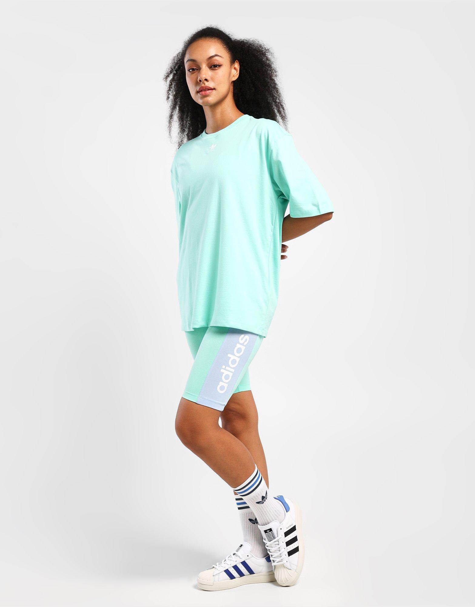 Green adidas hotsell t shirt dress