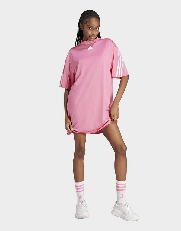 Exclusief ontbijt feedback Pink adidas Future Icons 3-Stripes Dress | JD Sports UK