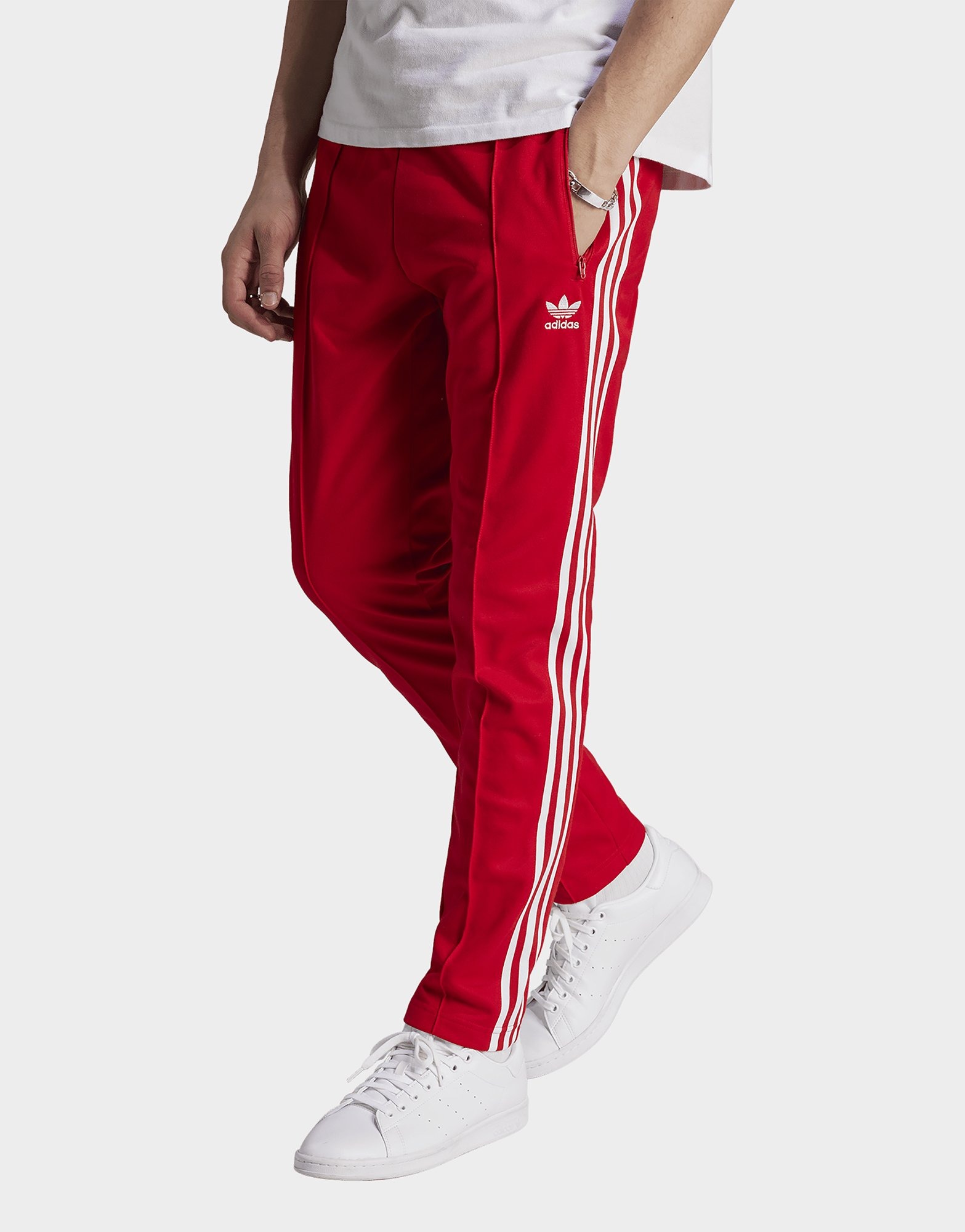 Red adidas Adicolor Classics Beckenbauer Track Pants | JD Sports UK