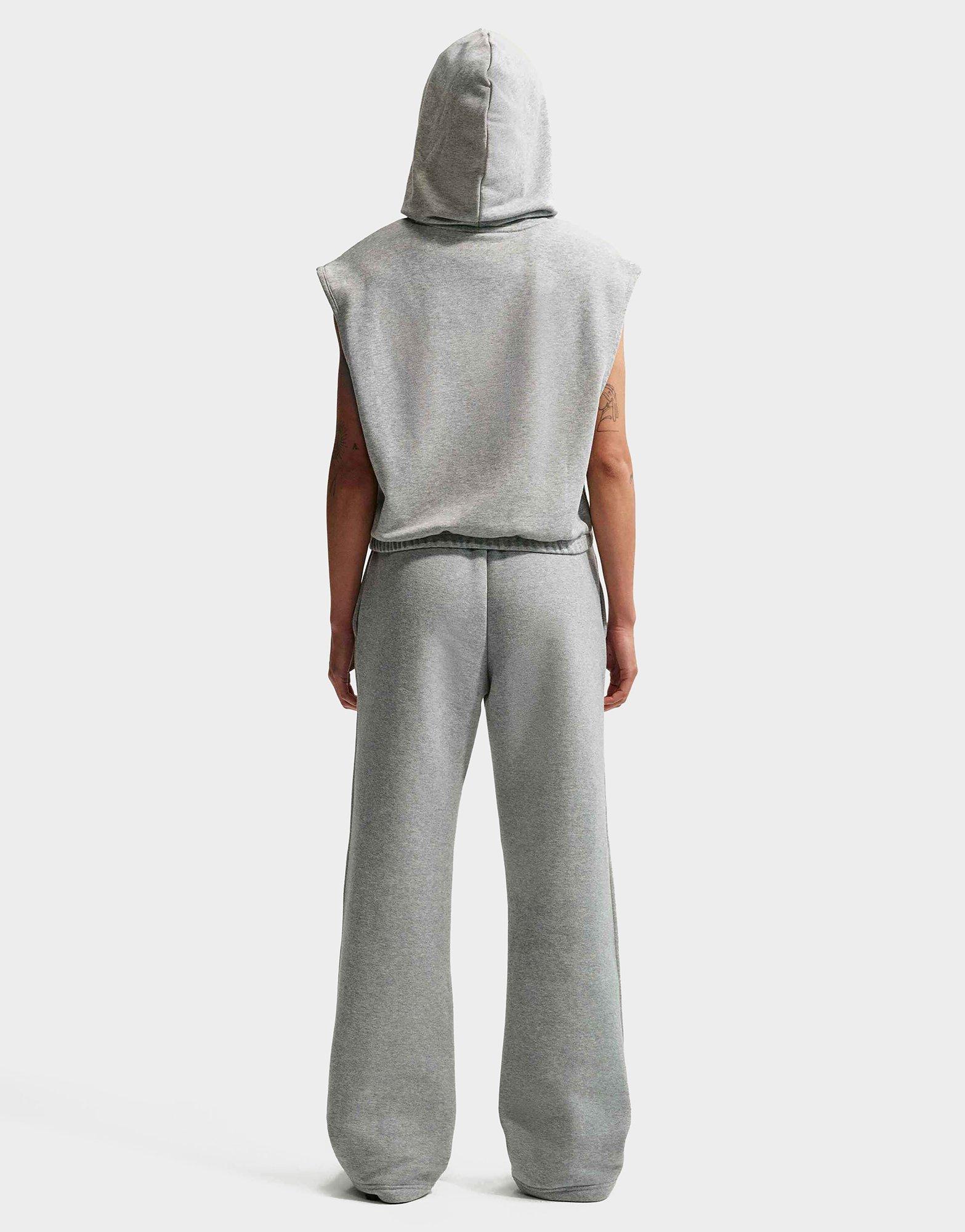 Nike Damesbroek met halfhoge taille en open zoom Studio Fleece Medium Weight