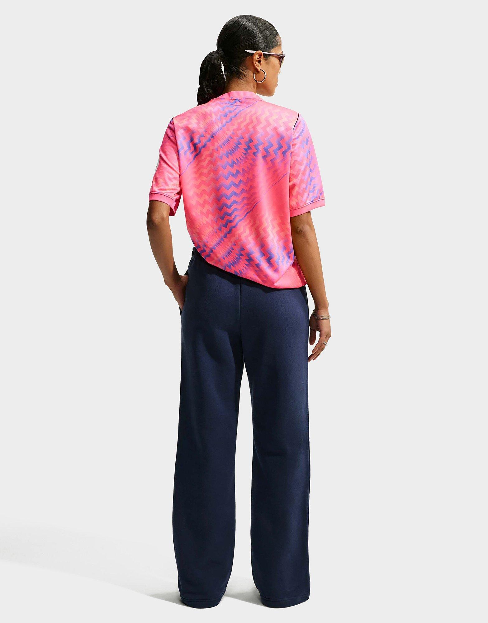 Nike Damesbroek met halfhoge taille en open zoom Studio Fleece Medium Weight