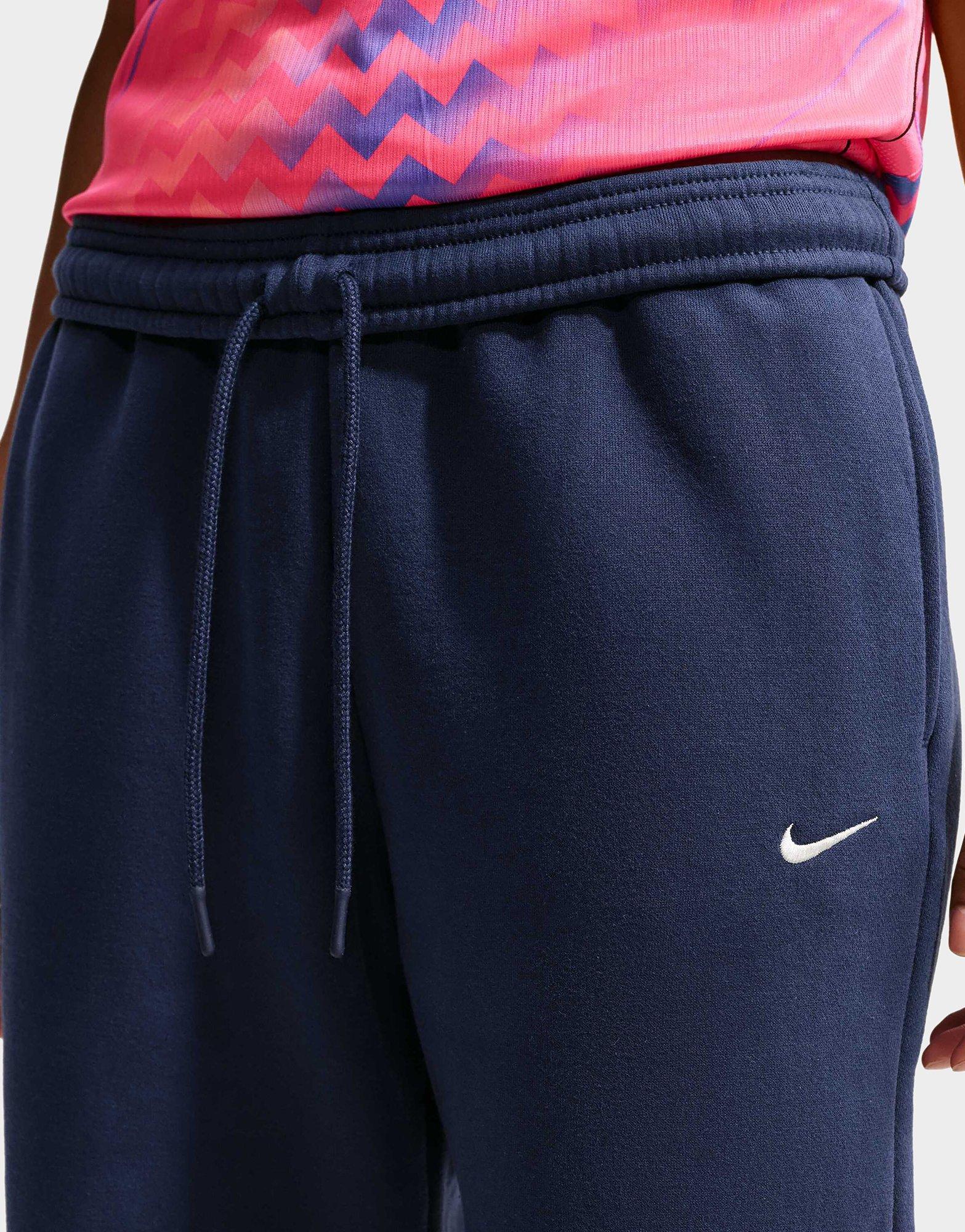 Nike Damesbroek met halfhoge taille en open zoom Studio Fleece Medium Weight