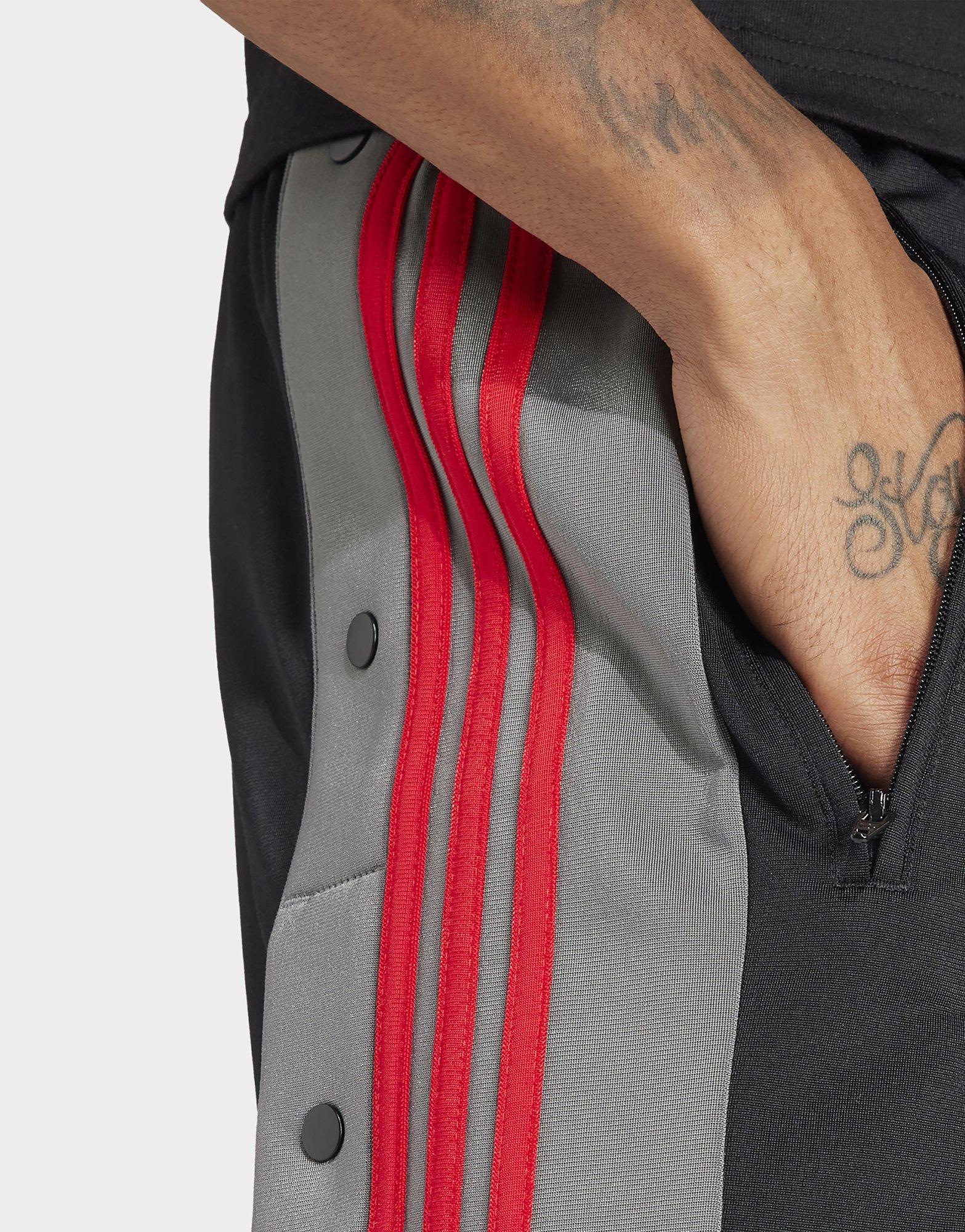 adidas Originals adicolor adibreak side logo track pants in black