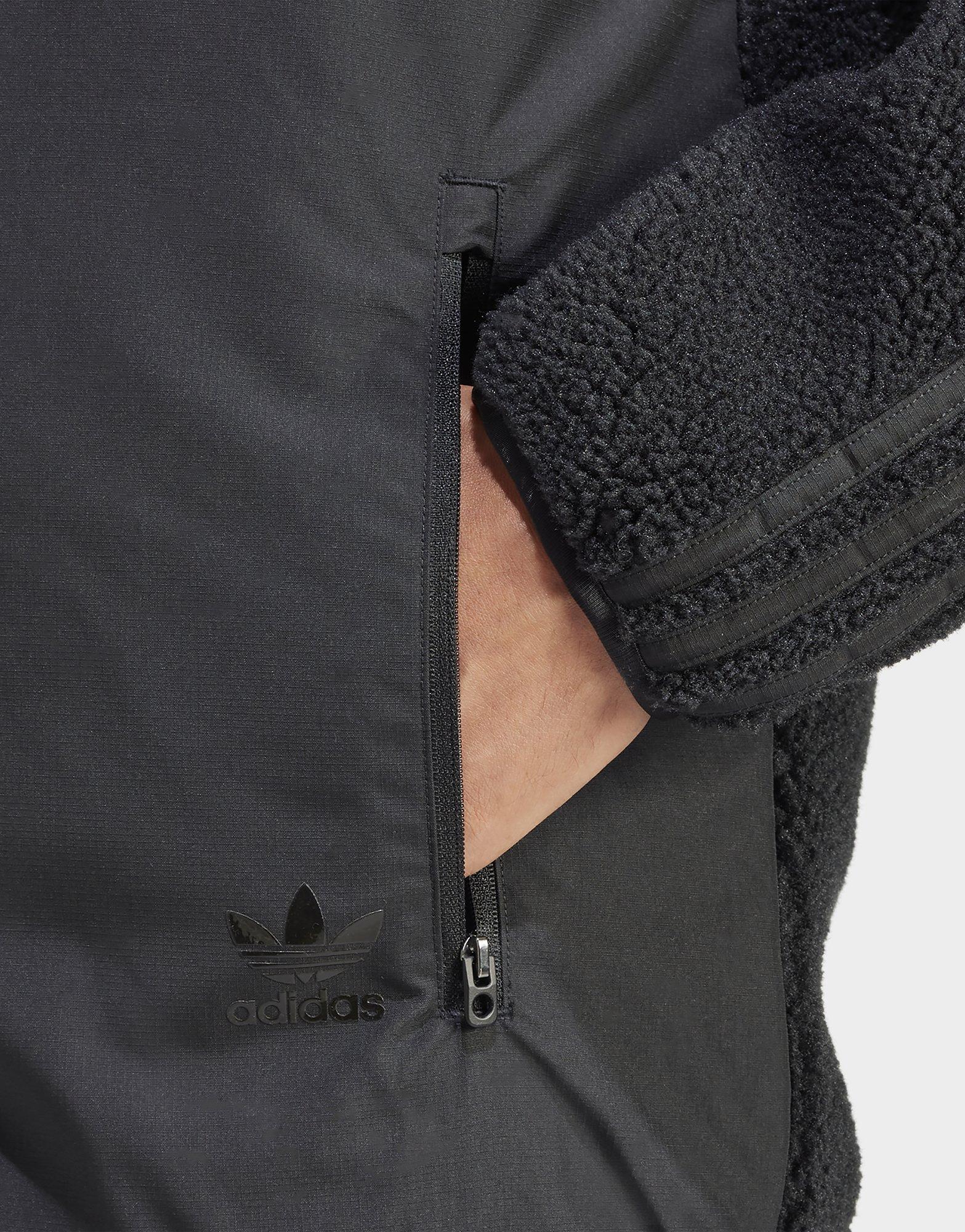 Black adidas Polar Fleece Full-Zip Top