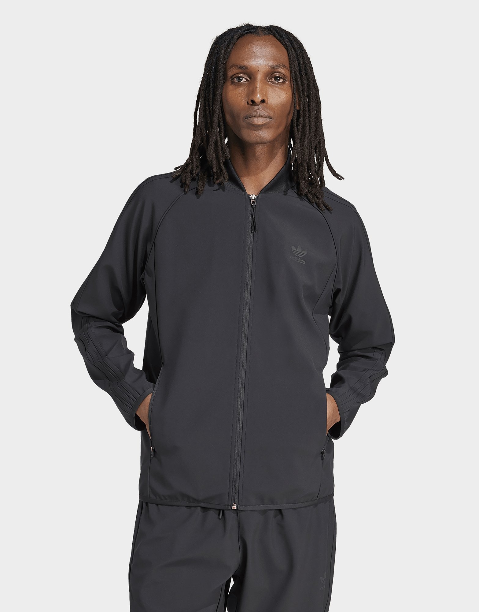 Black adidas SST Bonded Track Top | JD Sports UK