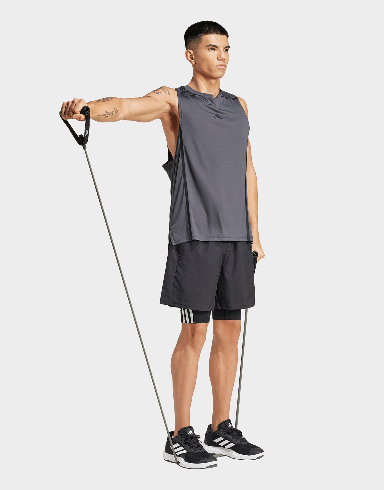 adidas Collant court TECHFIT à 3 bandes dédié à l’entraînement à la compression