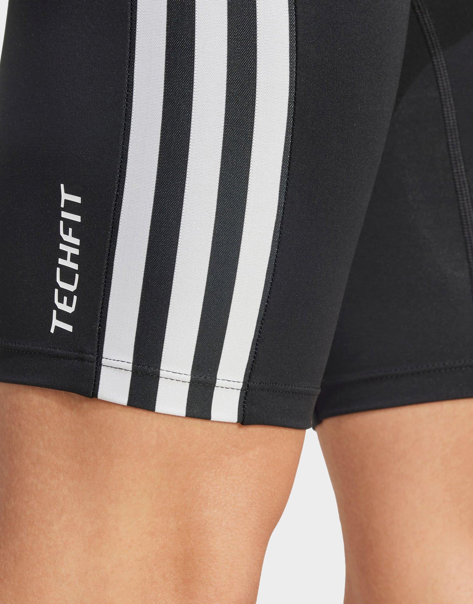 adidas Collant court TECHFIT à 3 bandes dédié à l’entraînement à la compression