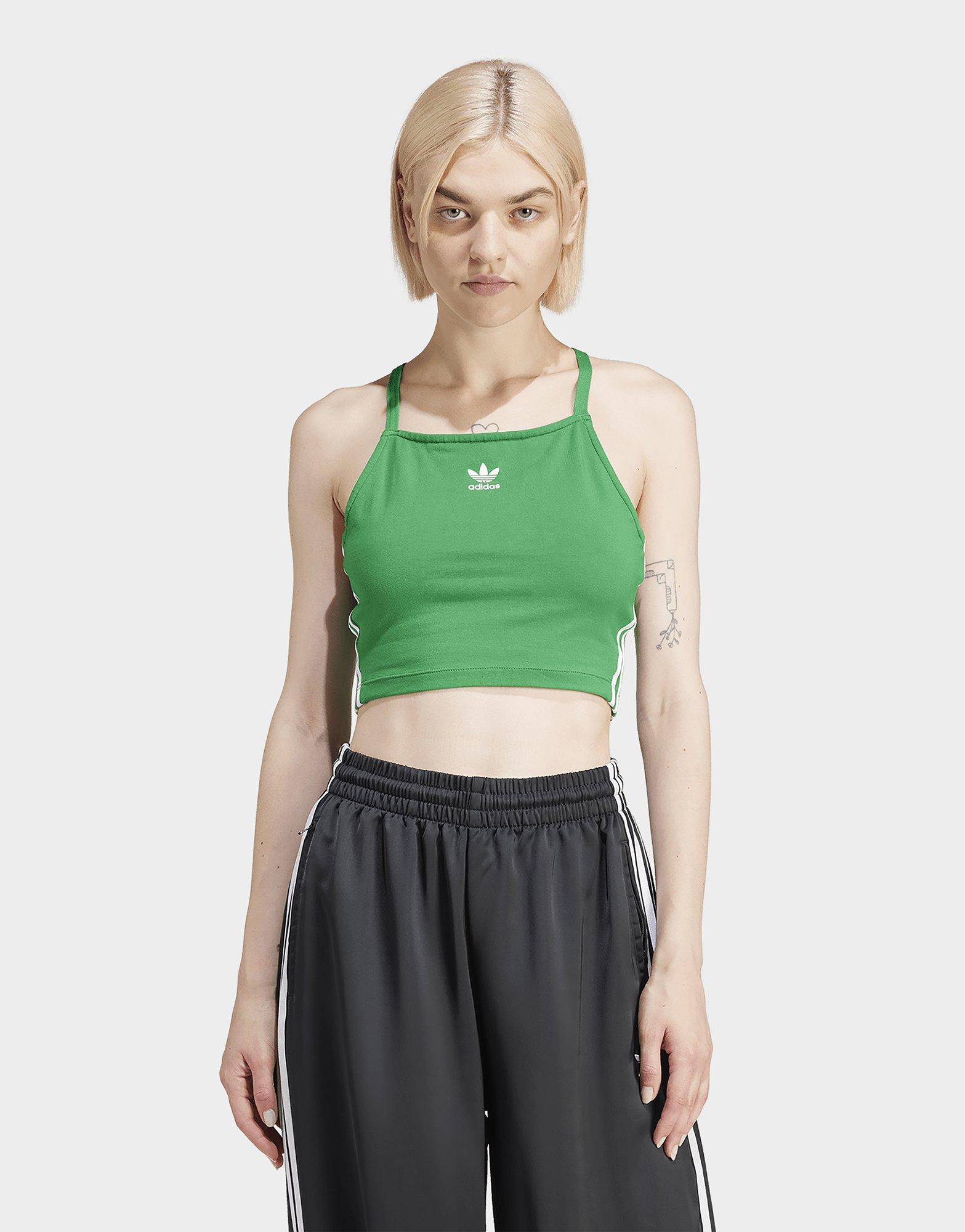 Adidas crop best sale top and skirt