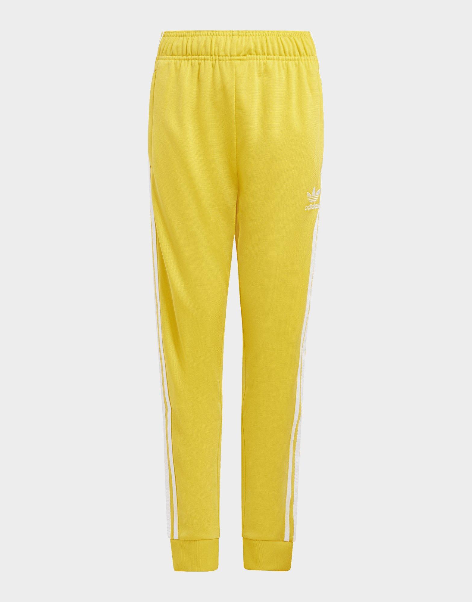 Yellow adidas jogging pants new arrivals