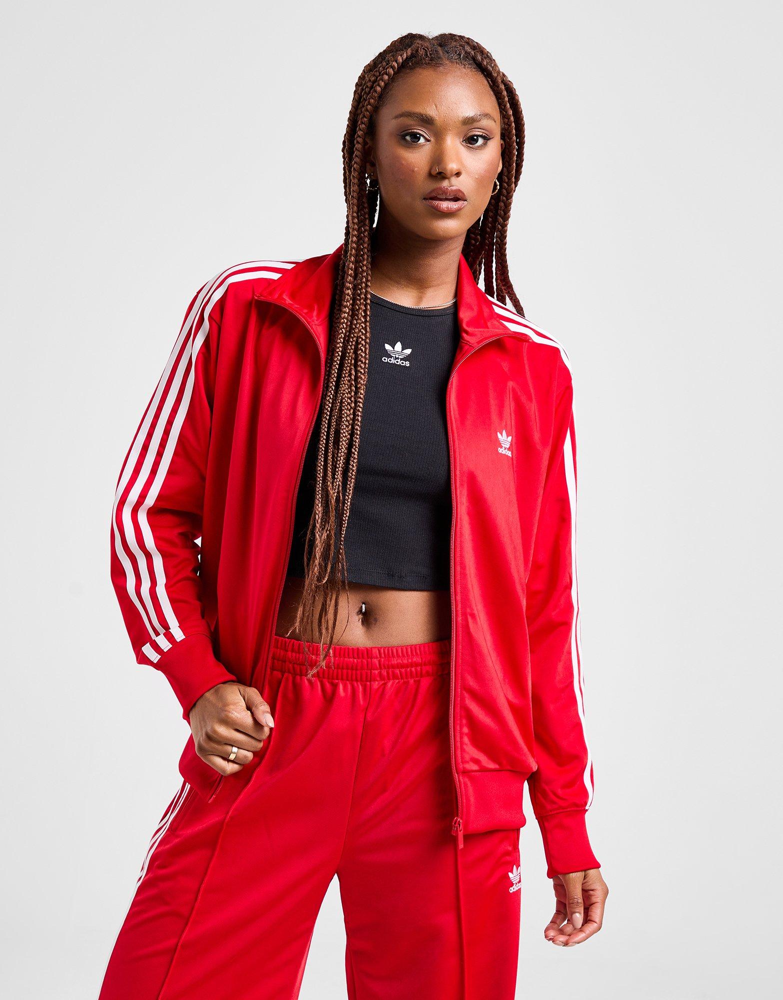 Red adidas Originals Firebird Track Top JD Sports UK