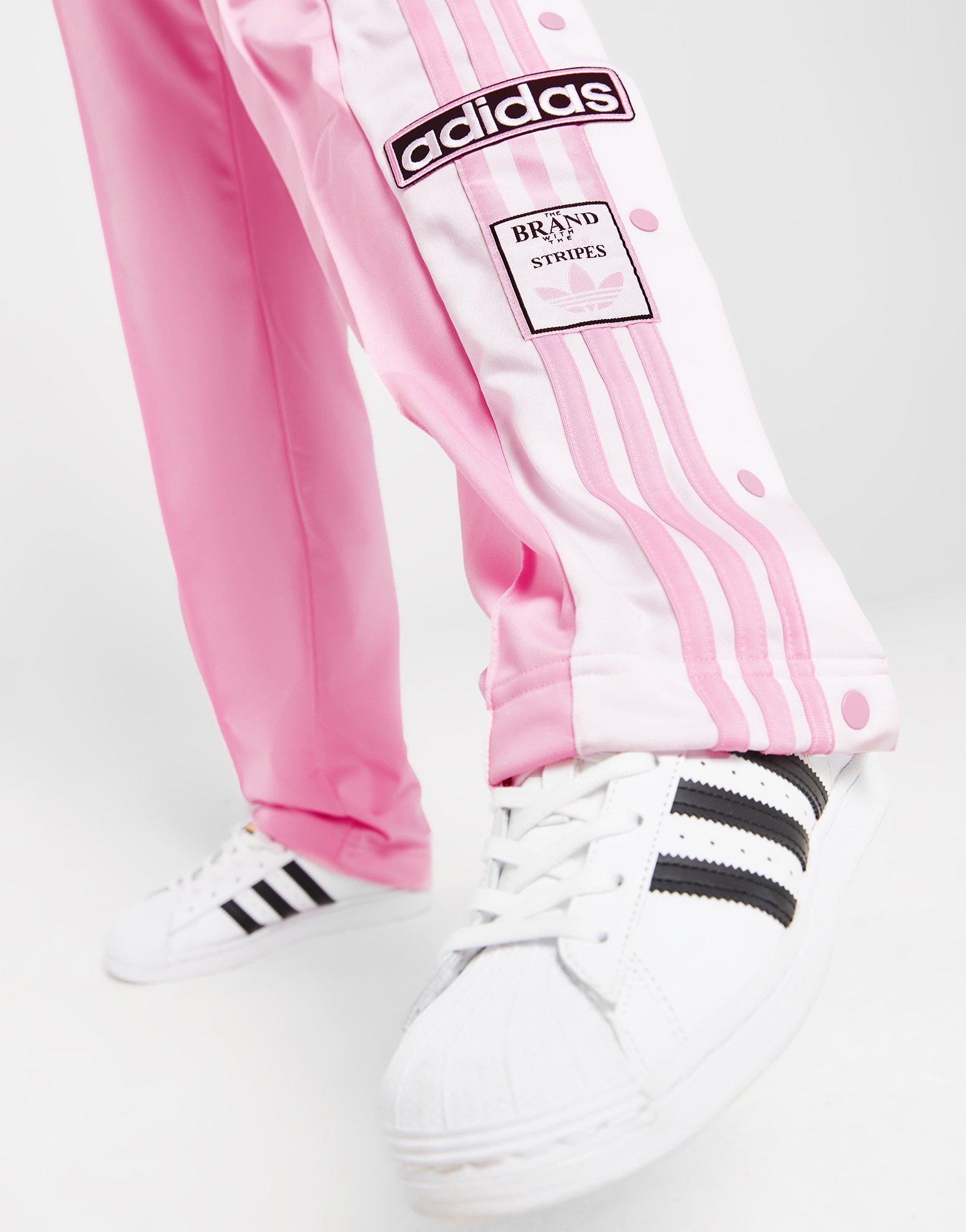 adibreak track pants pink