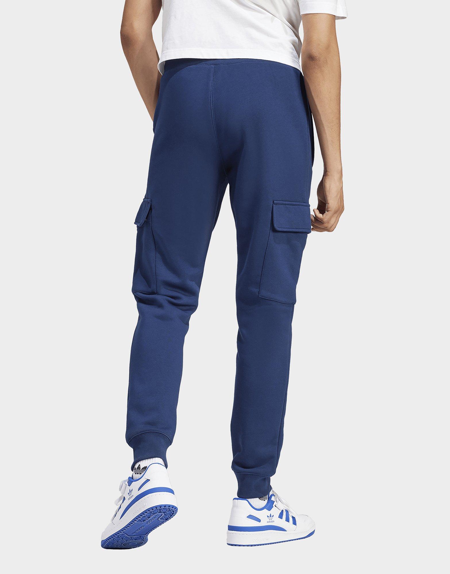 Blue adidas Trefoil Essentials Cargo Pants JD Sports UK