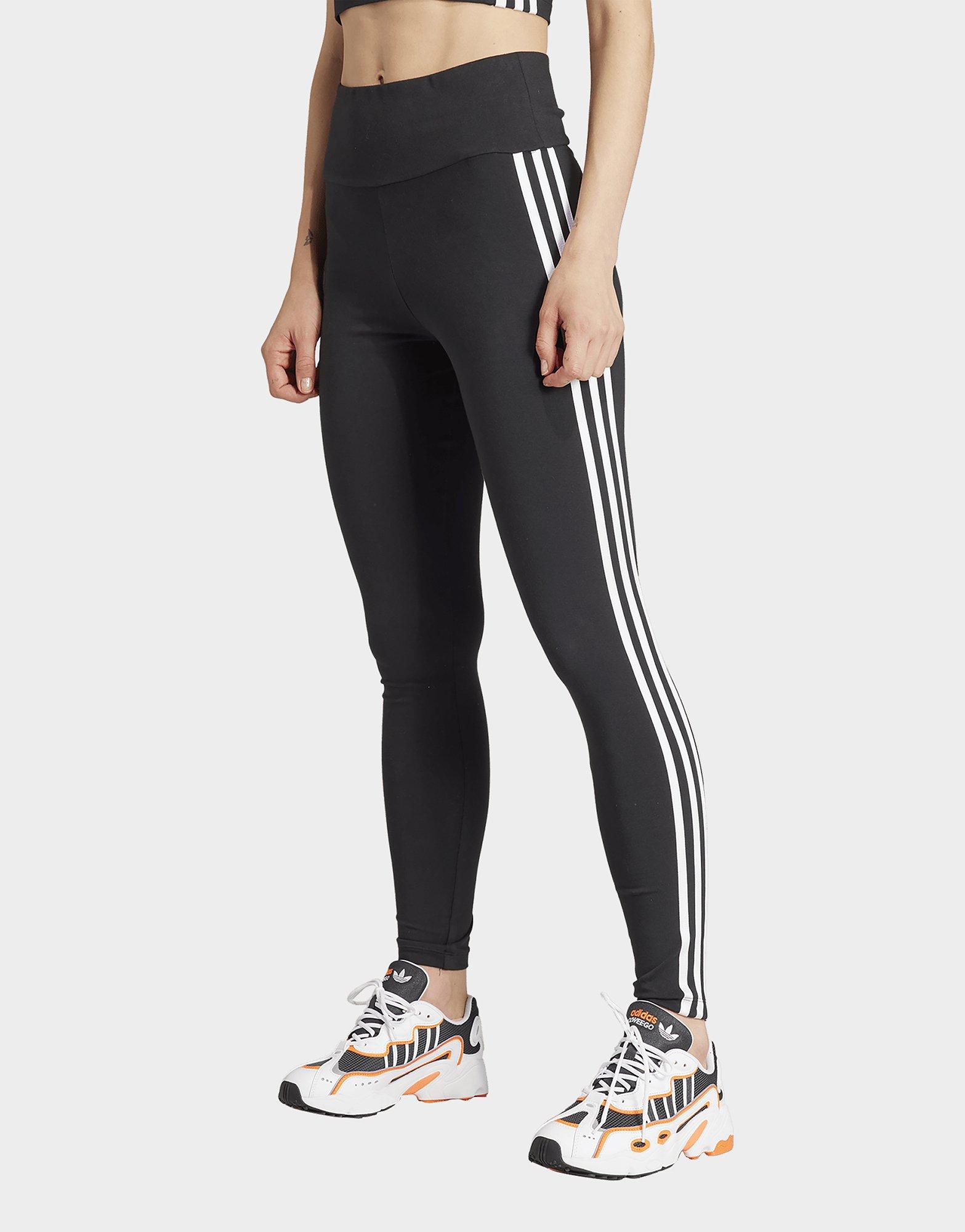 Black adidas 3-Stripes Leggings | JD Sports UK