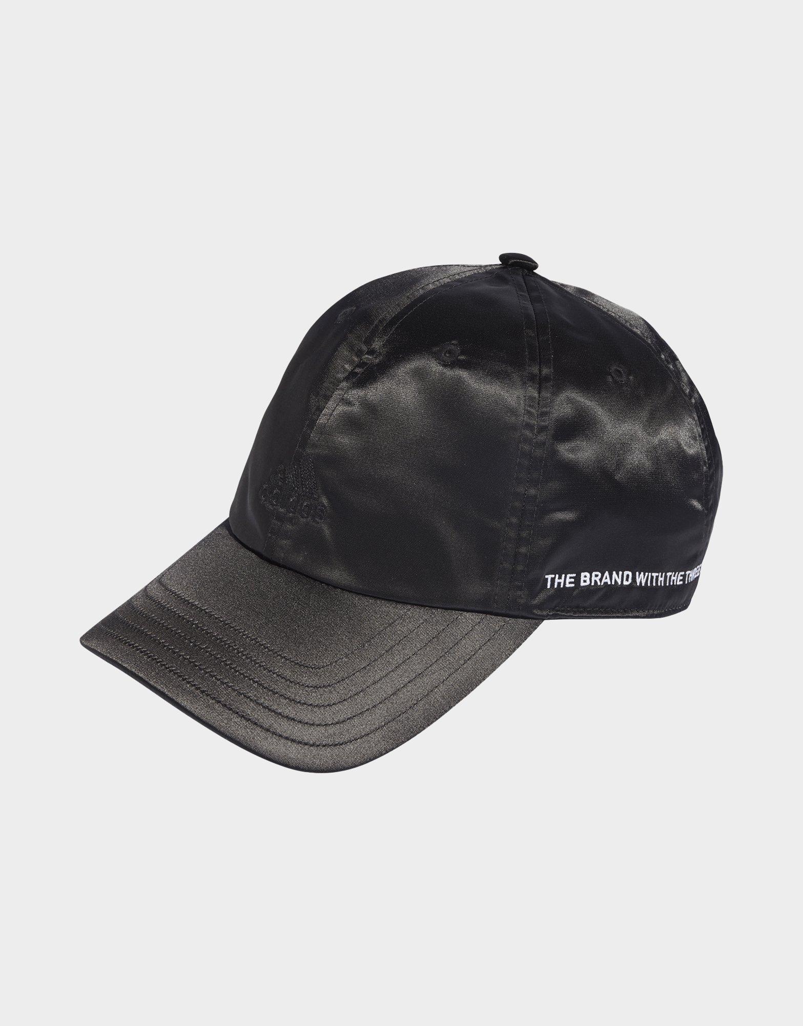 Black adidas Satin Baseball Cap JD Sports UK