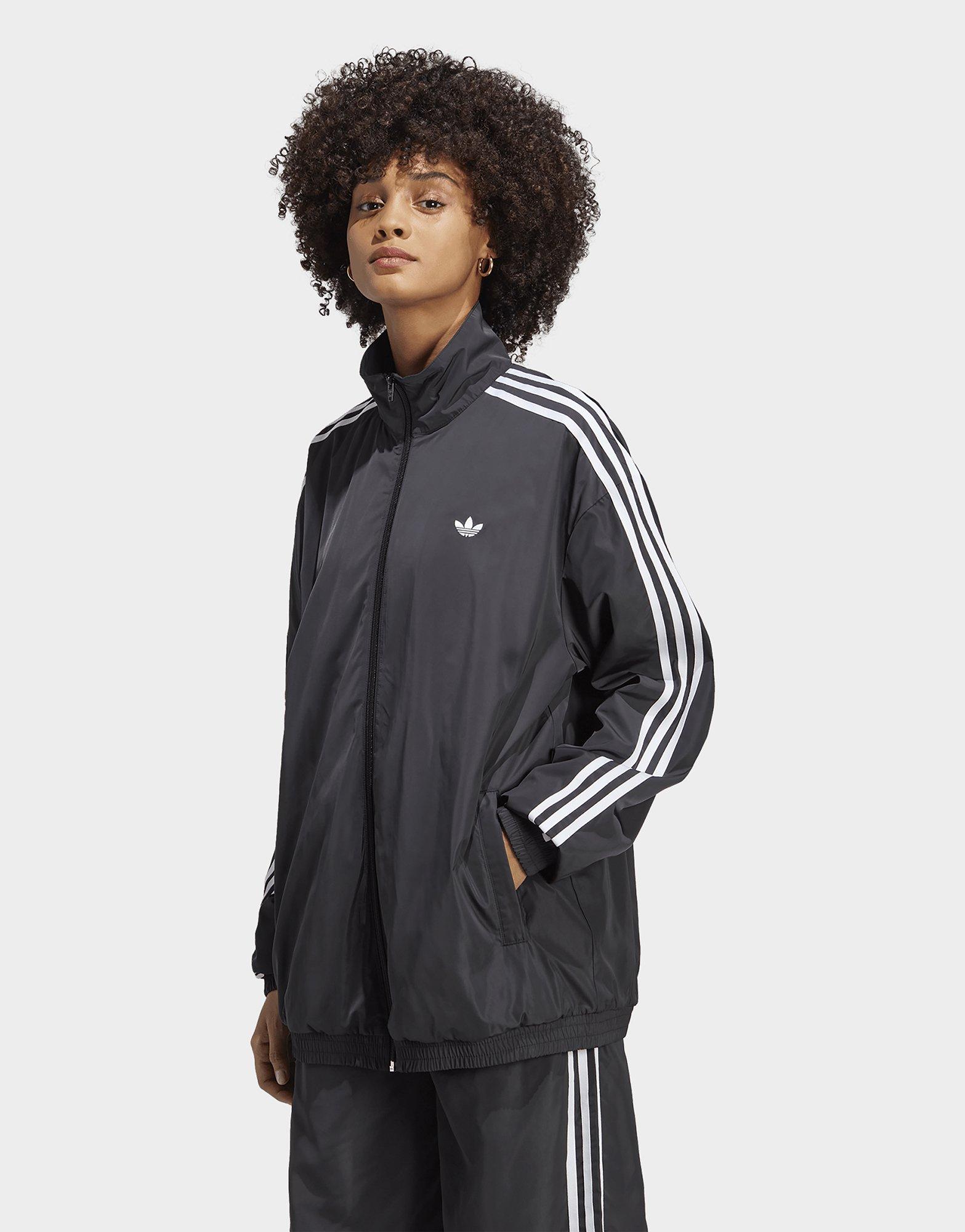 Black adidas Originals Oversized Track Jacket