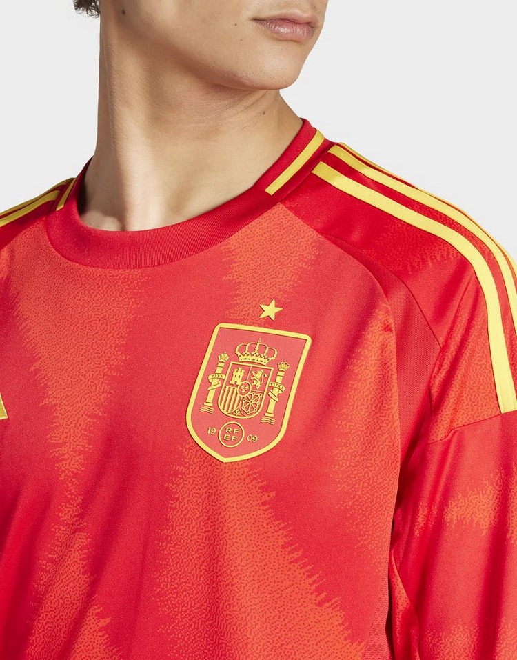 adidas Spain 24 Long Sleeve Home Jersey