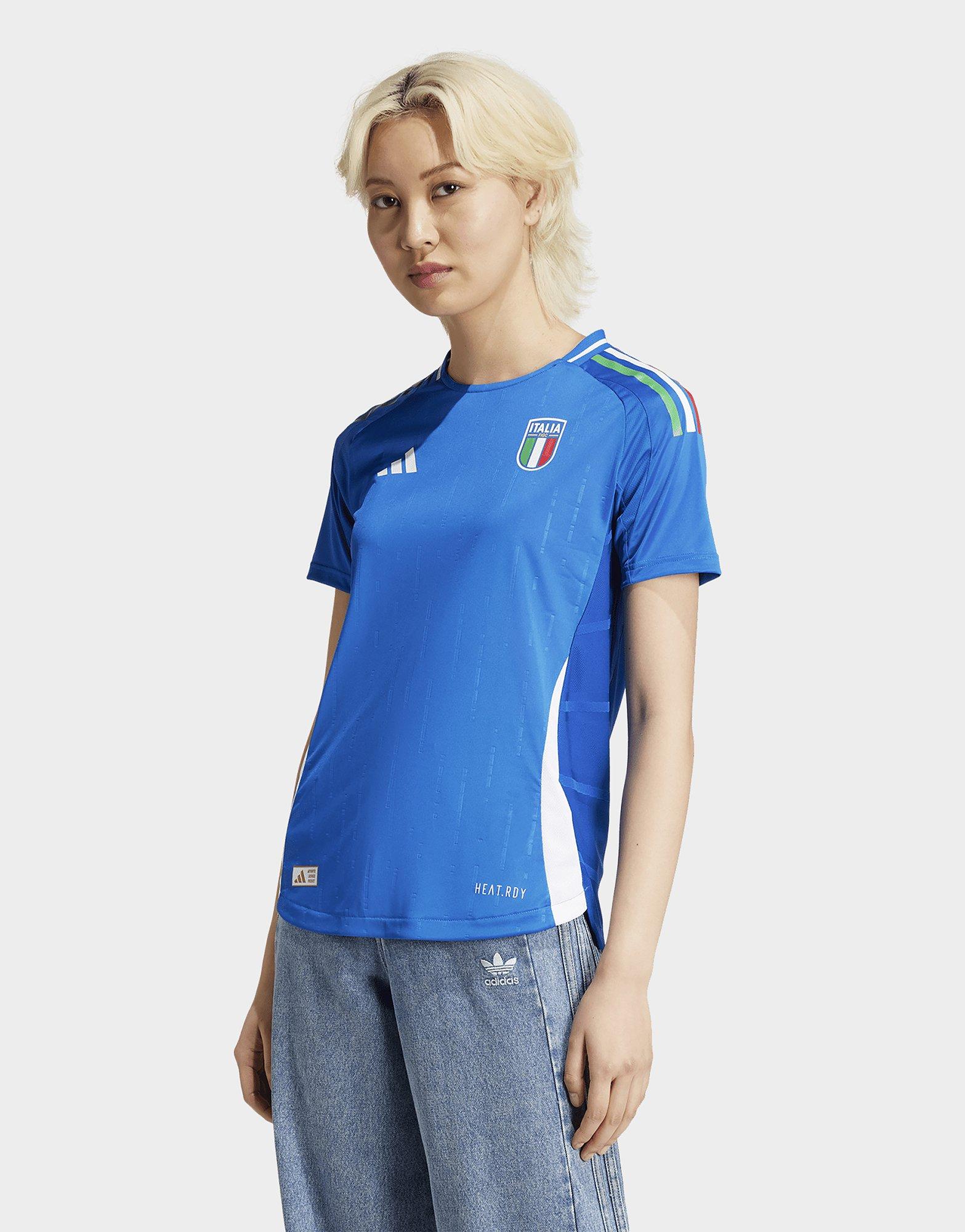 adidas Italië Vrouwen Team 2024 Authentiek Thuisshirt