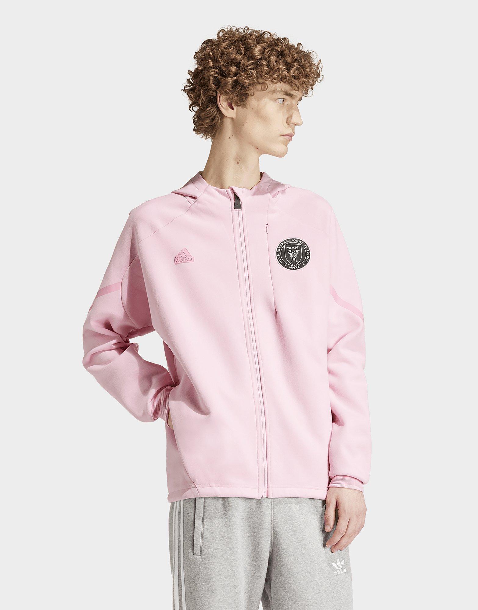 Pink adidas Inter Miami CF Designed for Gameday Anthem Jacket JD