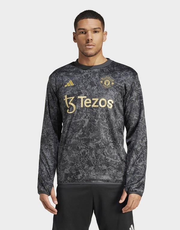 adidas Manchester United Stone Roses Pre-Match Warm Top