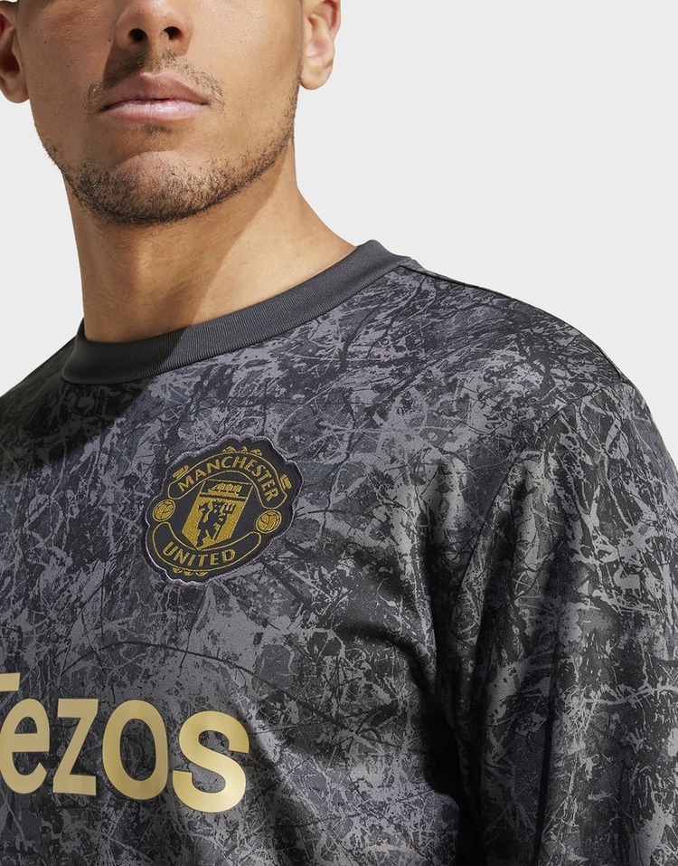 adidas Manchester United Stone Roses Pre-Match Warm Top