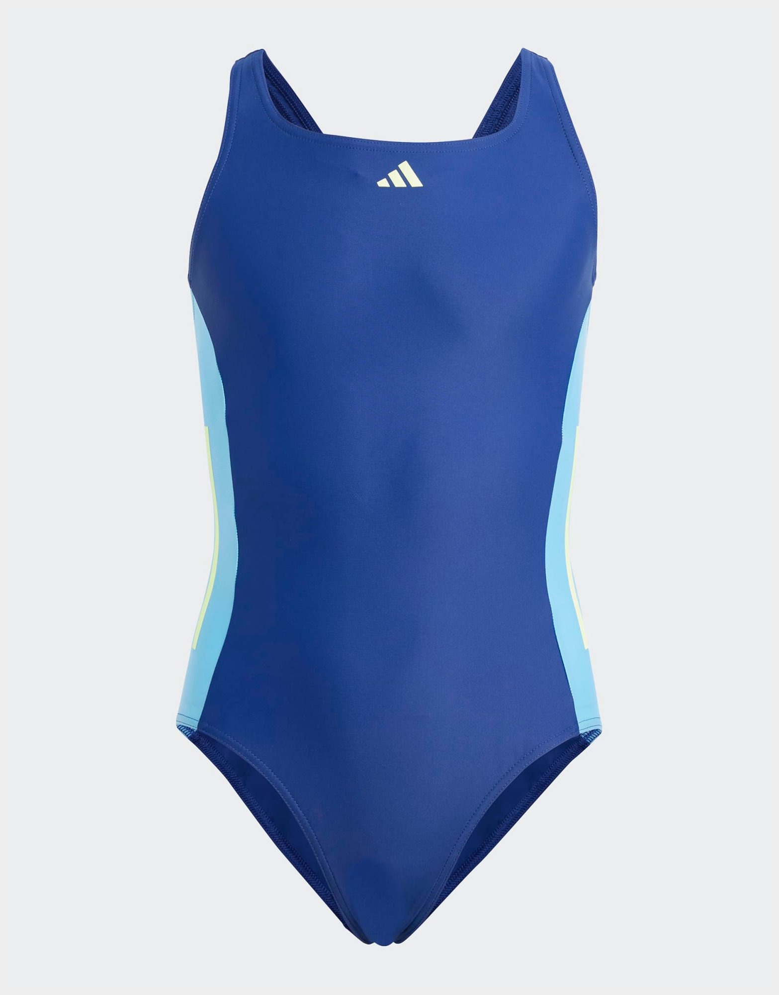 Blue adidas Cut 3Stripes Swimsuit JD Sports UK