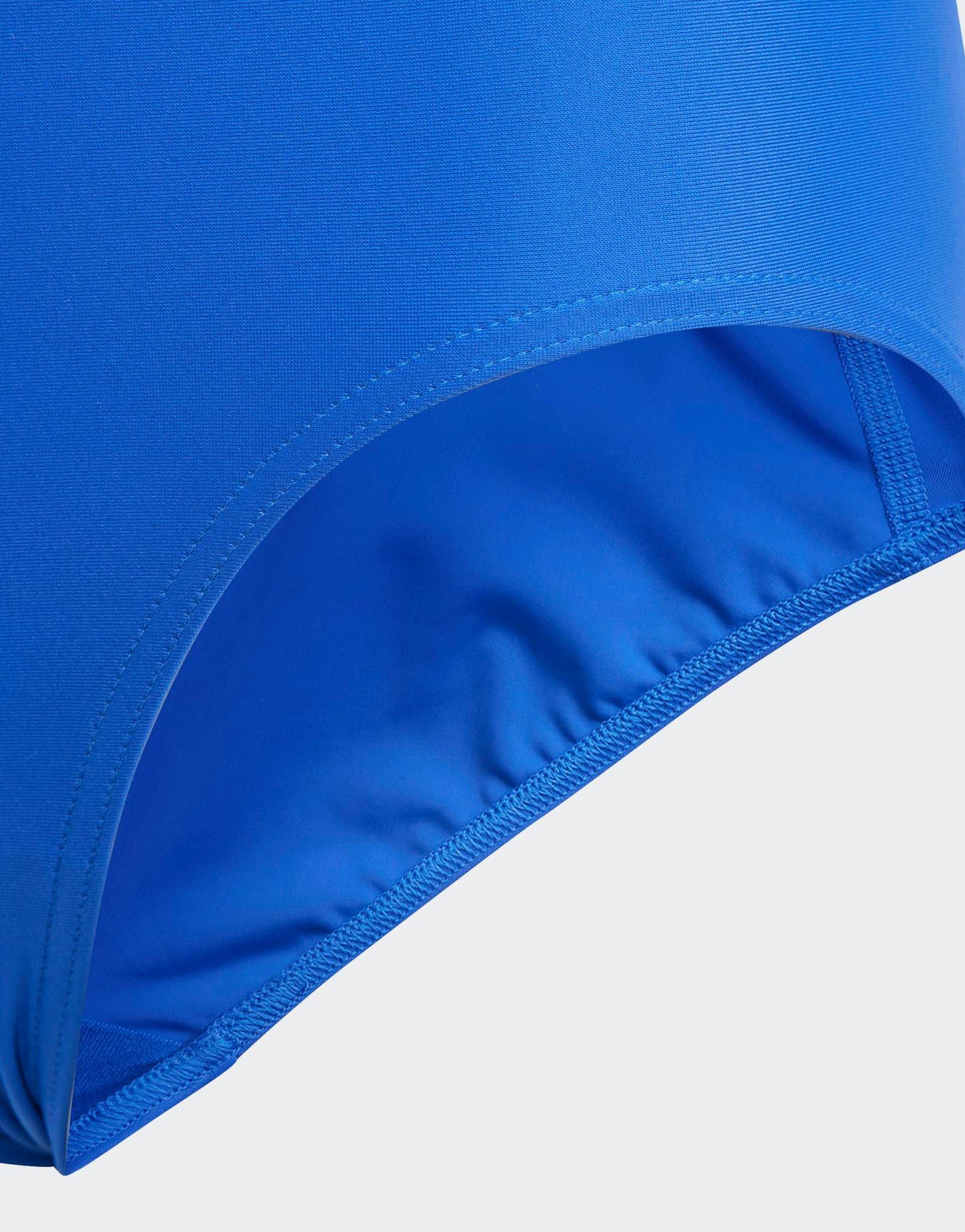 Blue adidas Solid Small Logo Swimsuit JD Sports UK