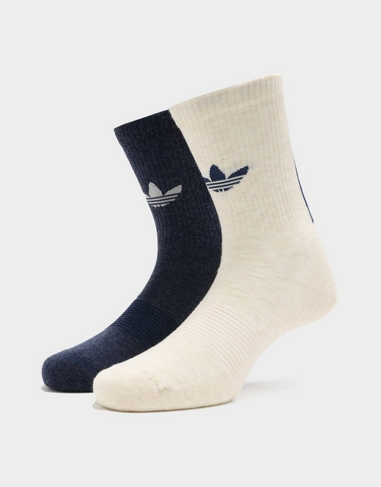 adidas Originals Trefoil Premium Crew Socks (2 Pairs)