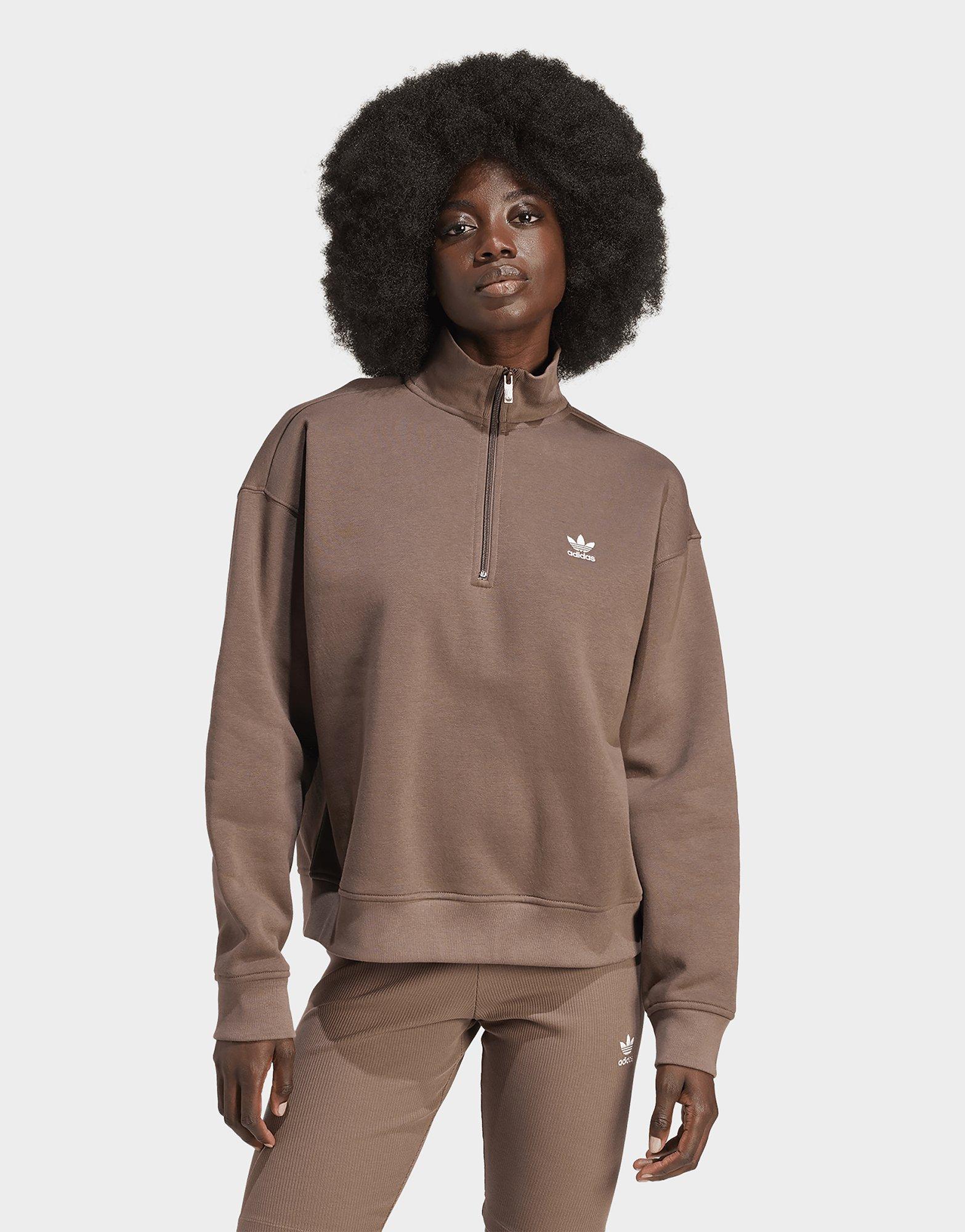 Adidas originals cropped sweatshirt best sale