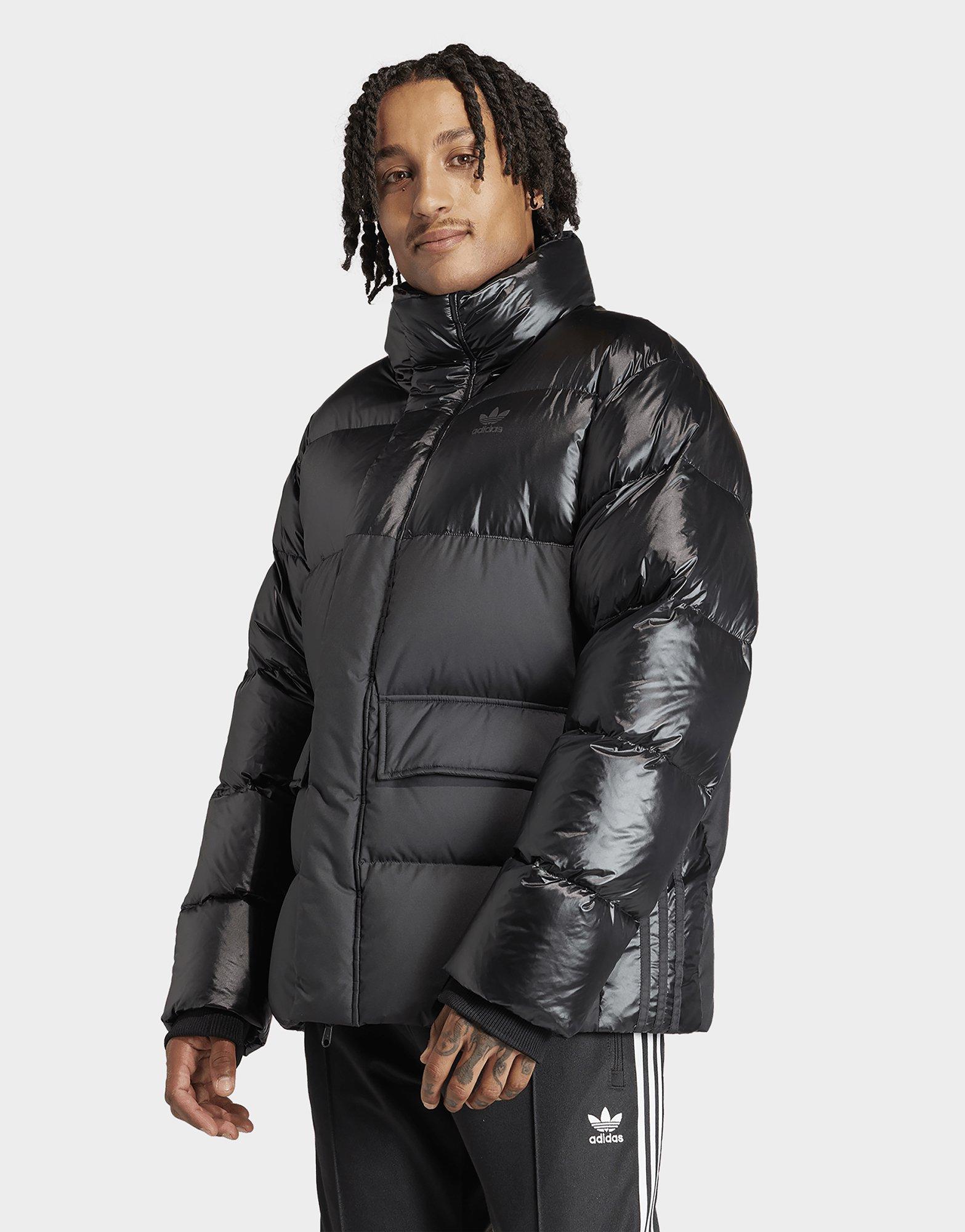 Adidas originals long bench down clearance jacket