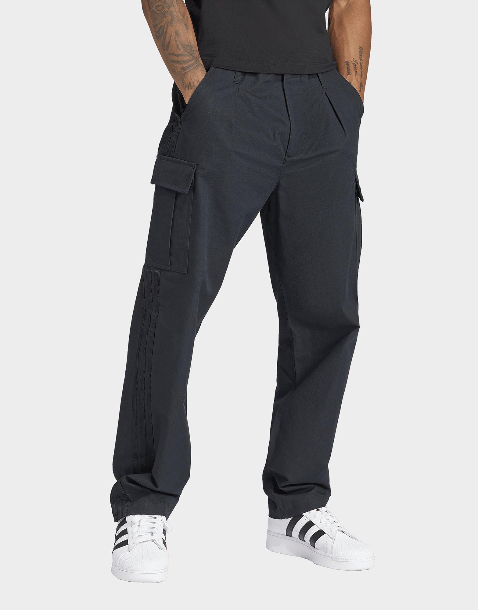 Black adidas Originals Premium Essentials Cargo Pants - JD Sports