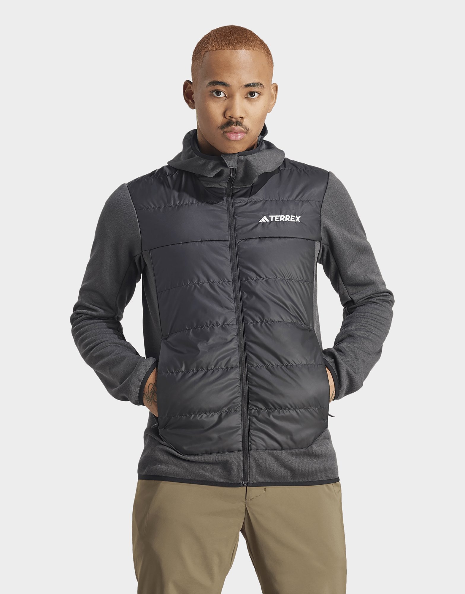 adidas Terrex Veste a capuche isolante hybride Terrex Multi Noir JD Sports France