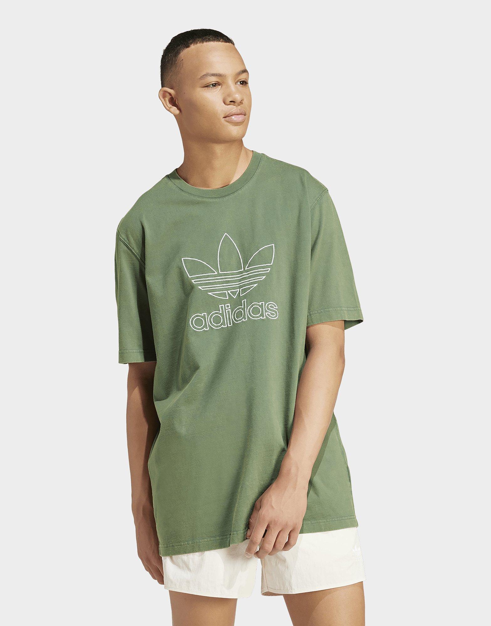 Military green adidas outlet t shirt