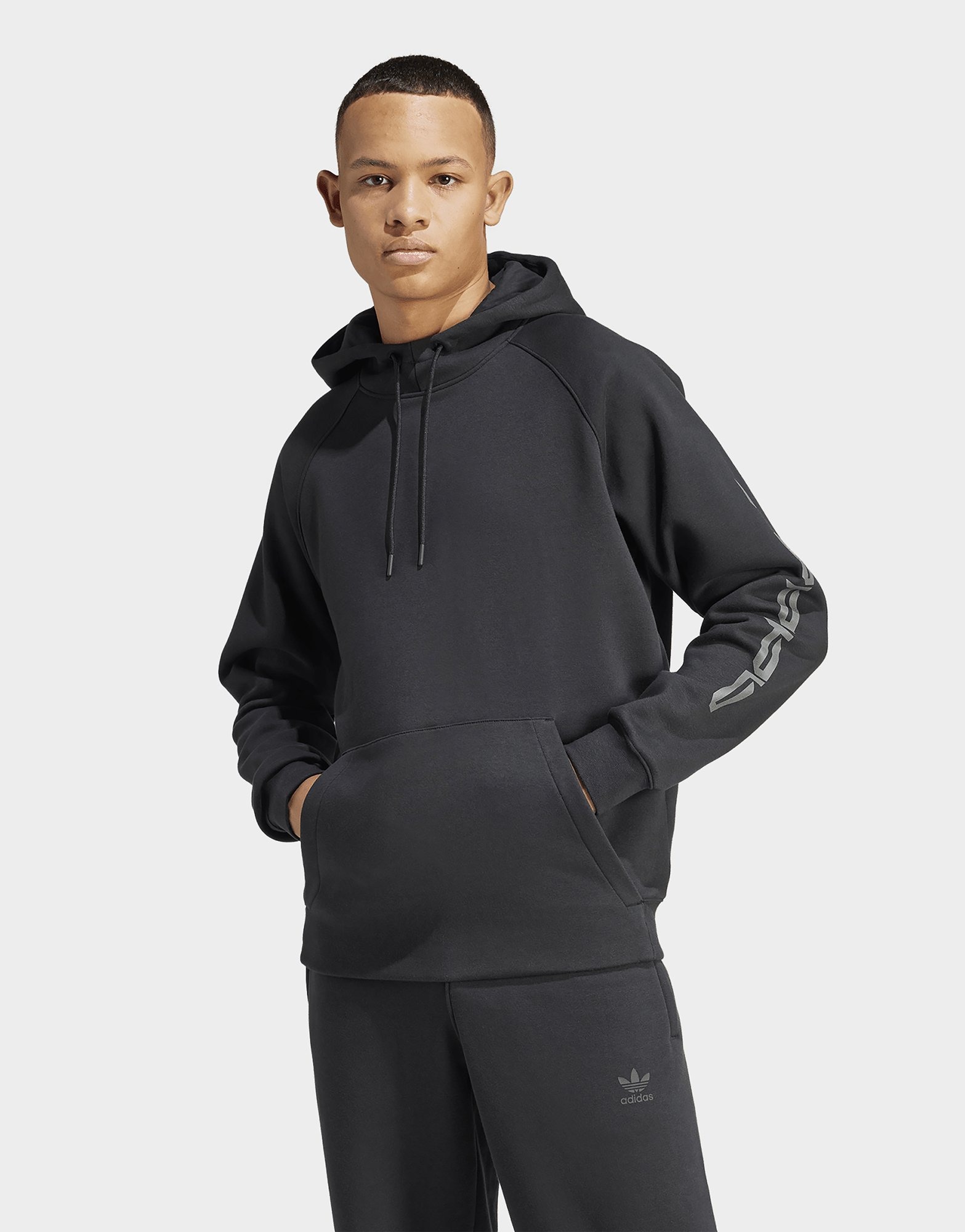 Black adidas Graphic Hoodie | JD Sports UK