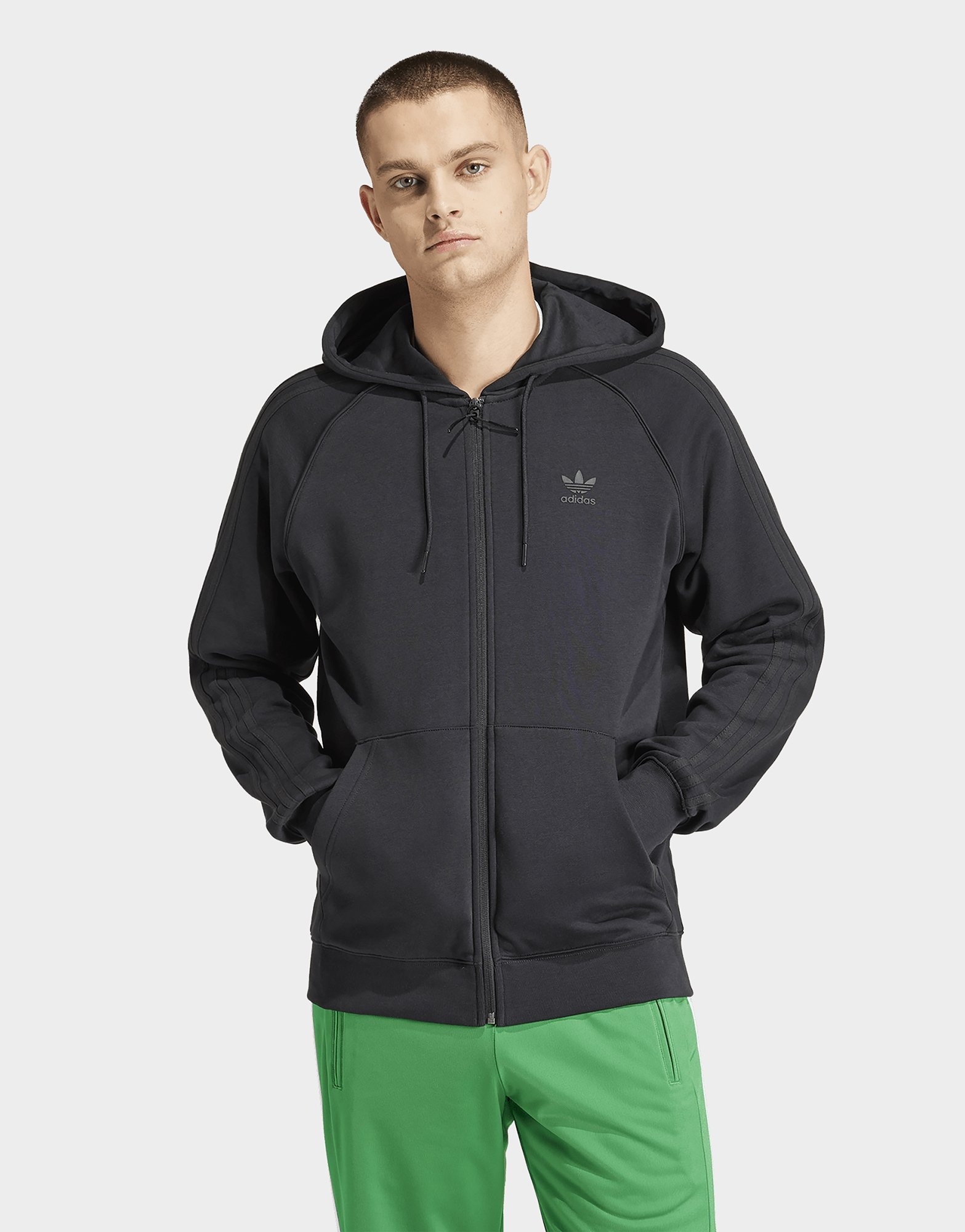Black adidas SST Hoodie JD Sports UK