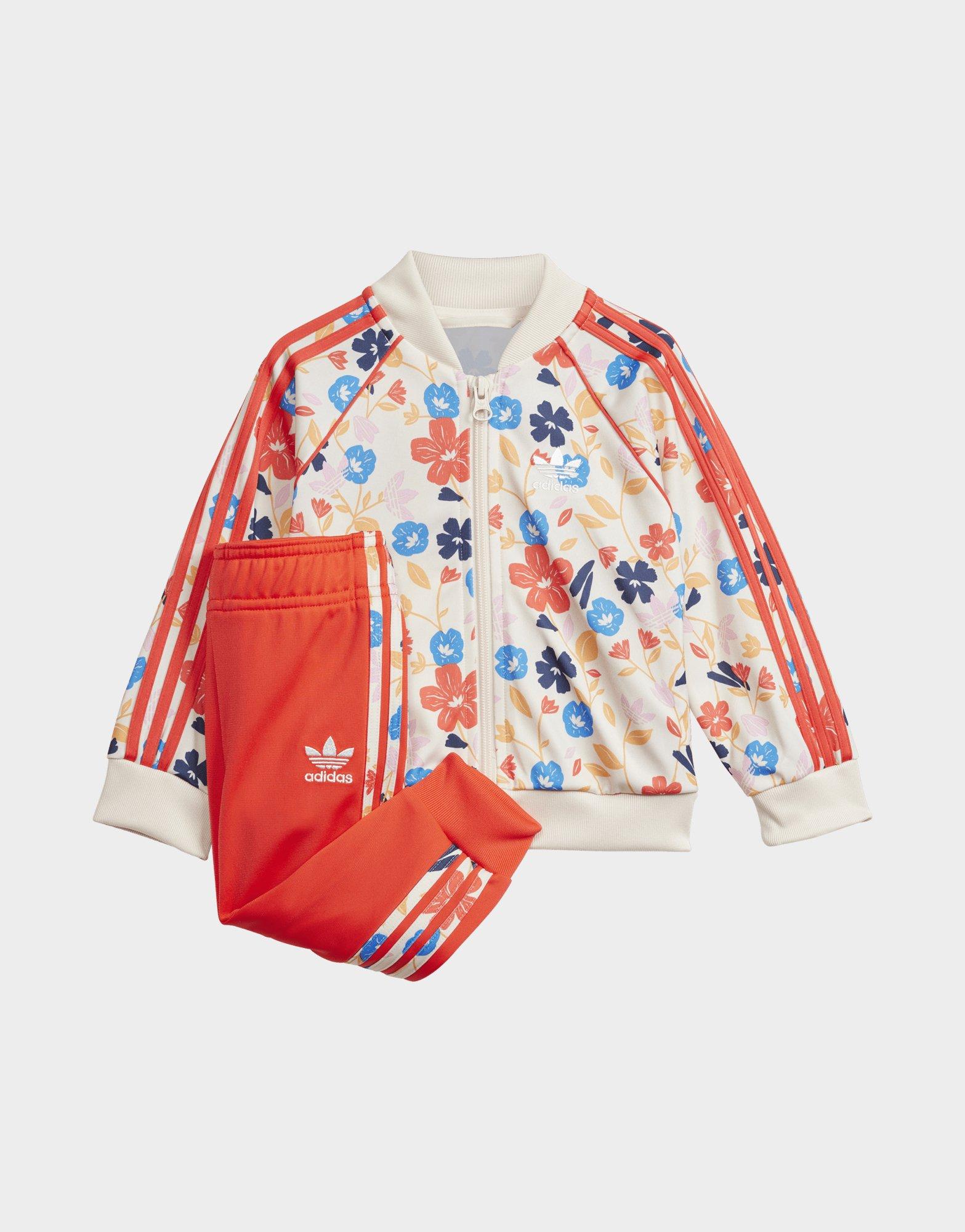 Adidas floral jogging store suit