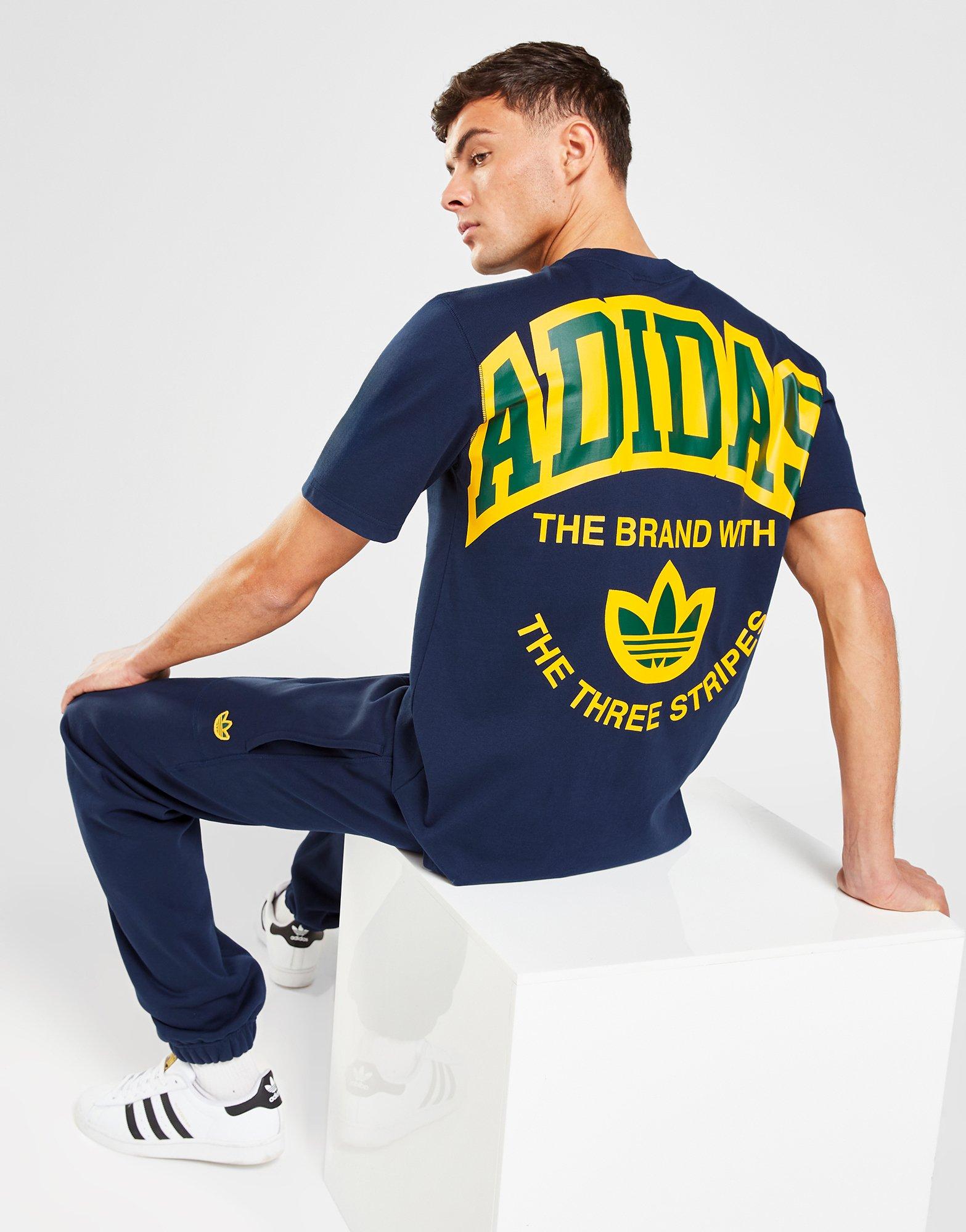 T shirt adidas world famous for quality hotsell