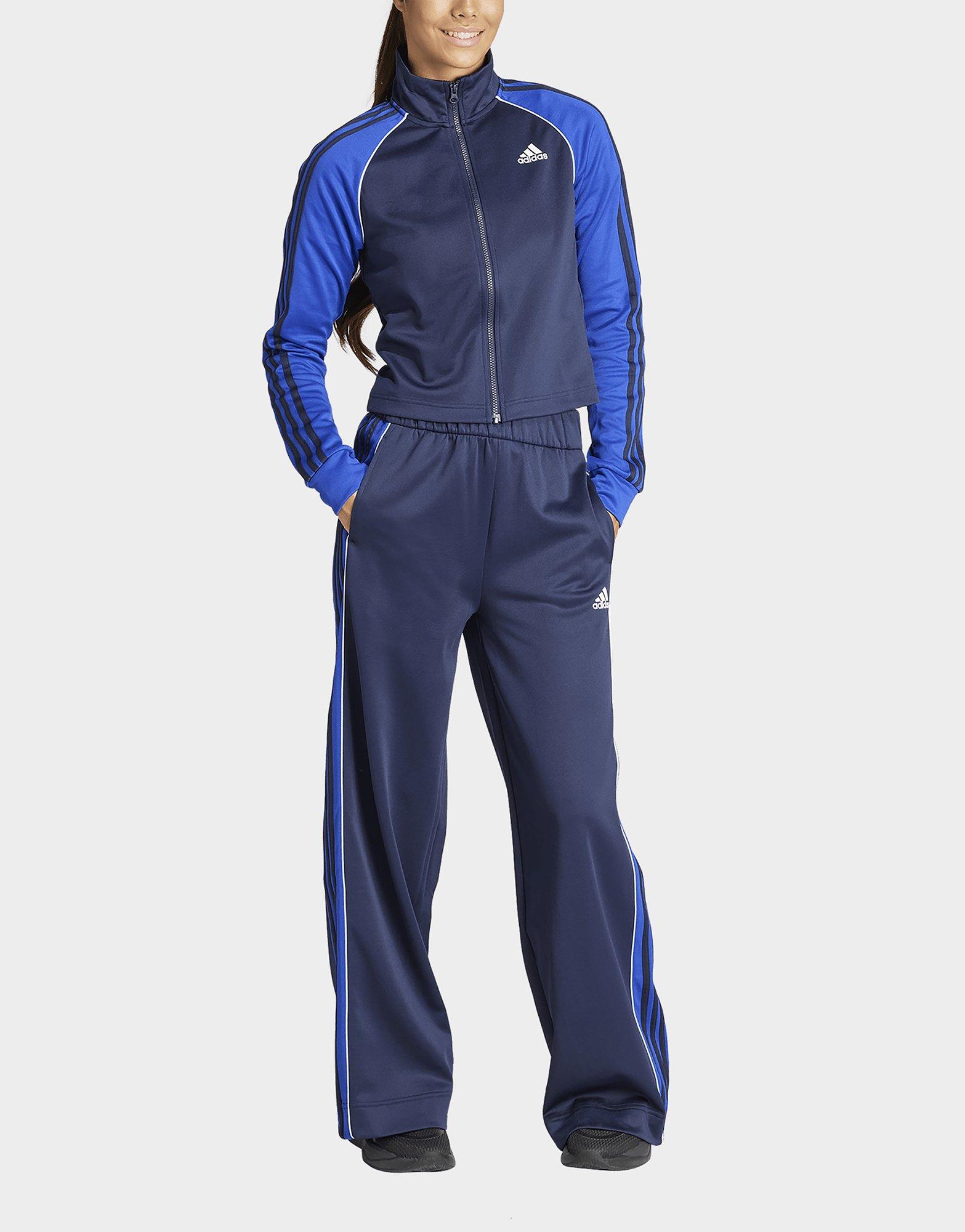 Womens blue adidas sales tracksuit