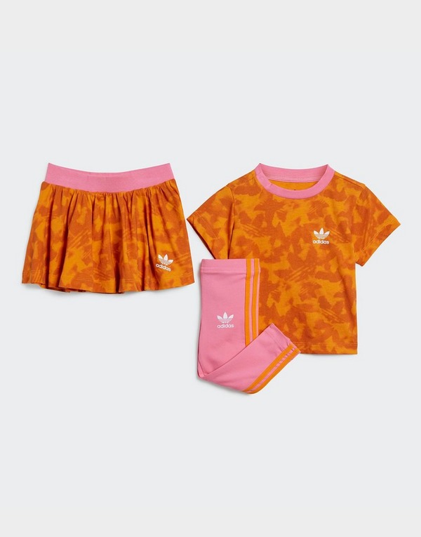 adidas Originals Summer Allover Print Skirt Tee Set Infant