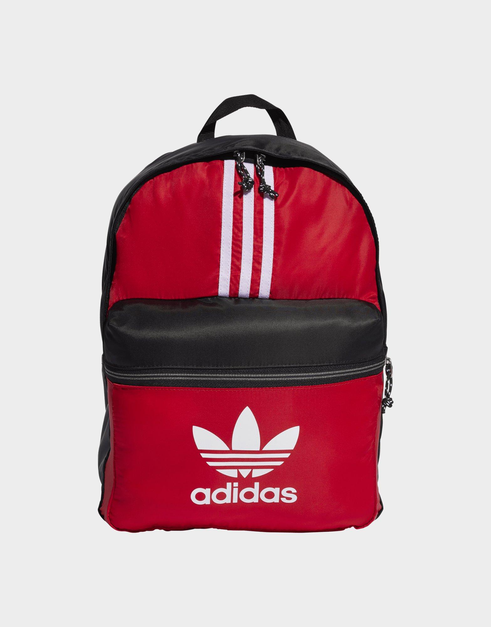 Red adidas Adicolor Archive Backpack JD Sports UK