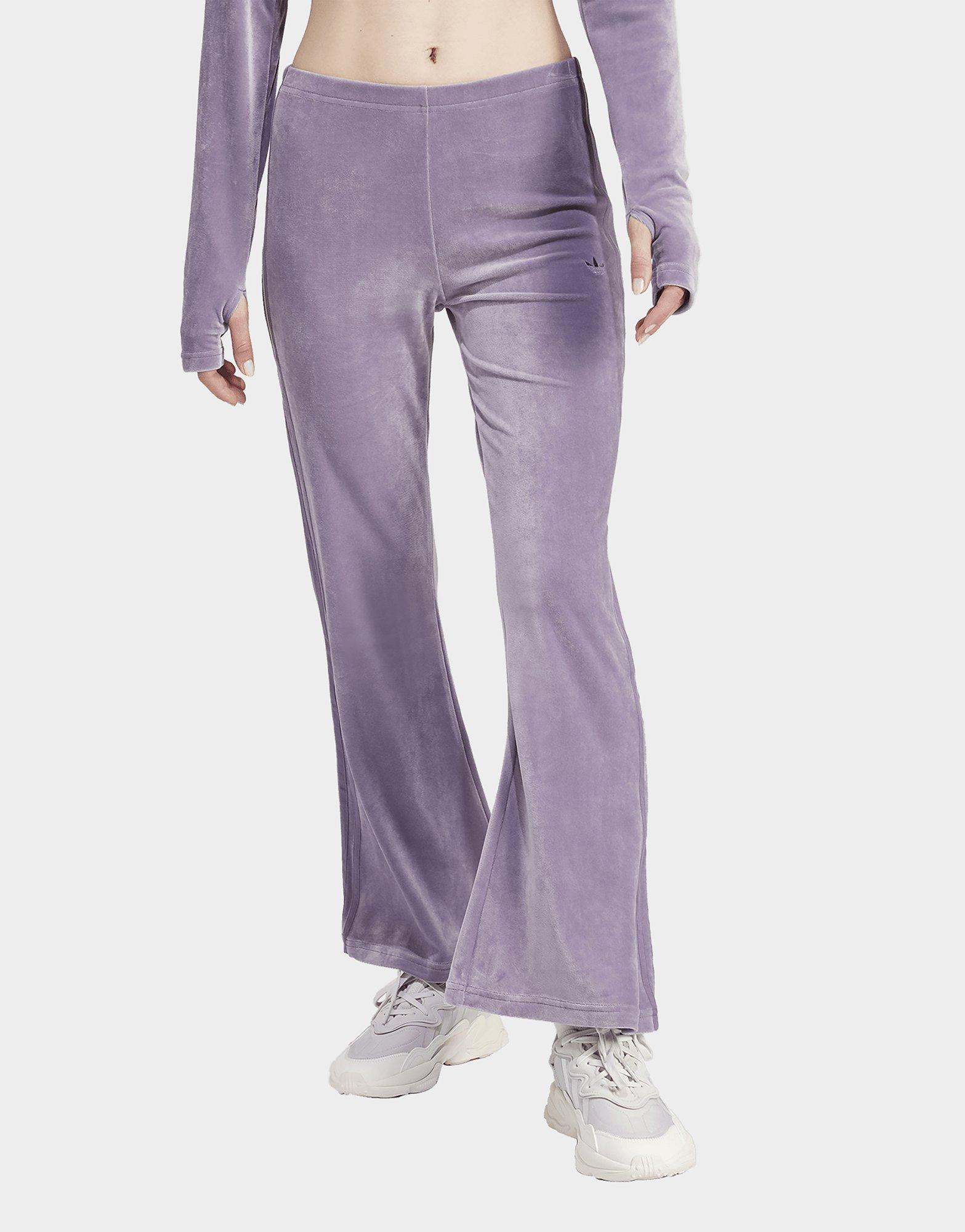 adidas Crushed Velvet Flared Pants