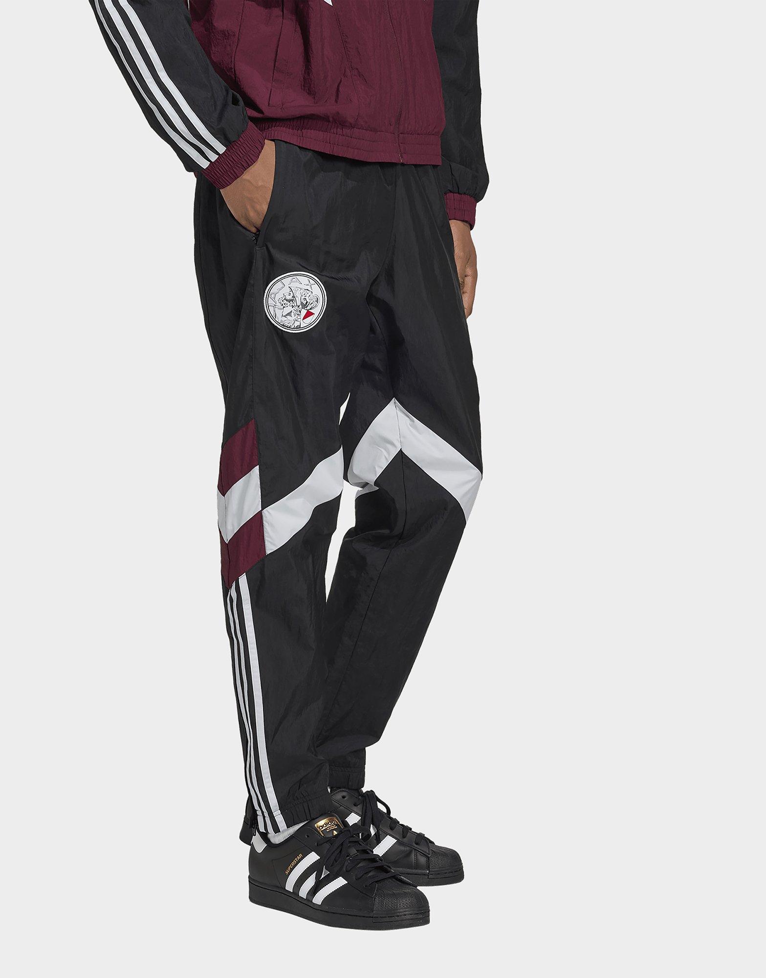 Black adidas Ajax Amsterdam Originals Track Pants | JD Sports UK