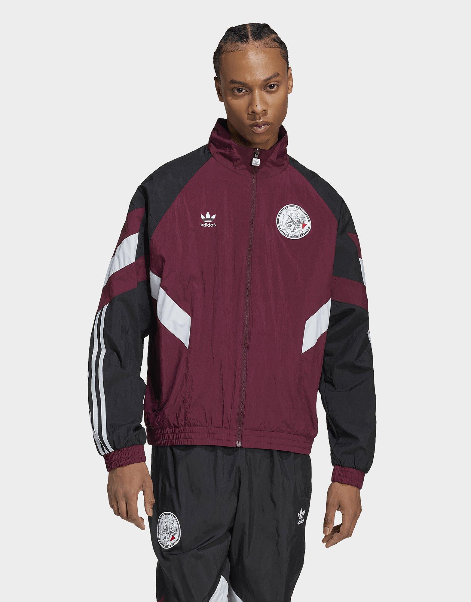 Red adidas Ajax Amsterdam Originals Track Top JD Sports UK