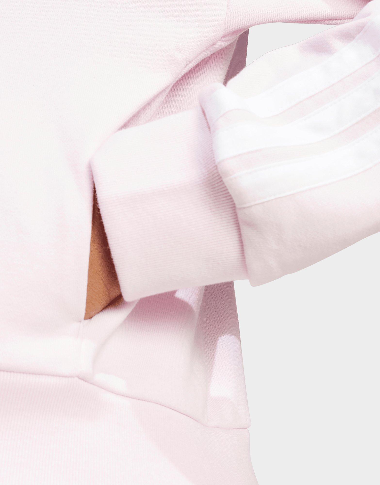 adidas Veste à capuche entièrement zippée French terry 3 bandes Essentials