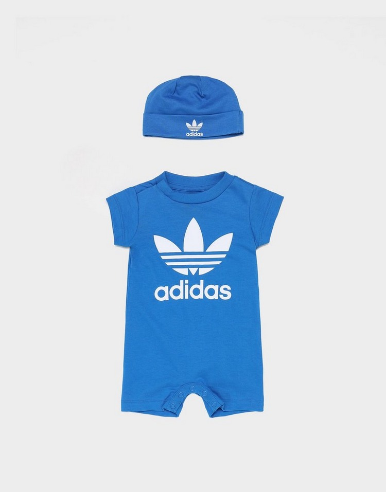 adidas Originals Jumpsuit and Beanie Gift Set Infant