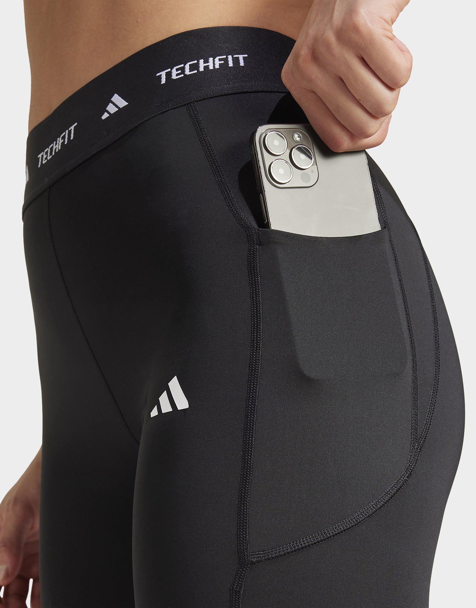 adidas Legging long poche dissimulée Techfit