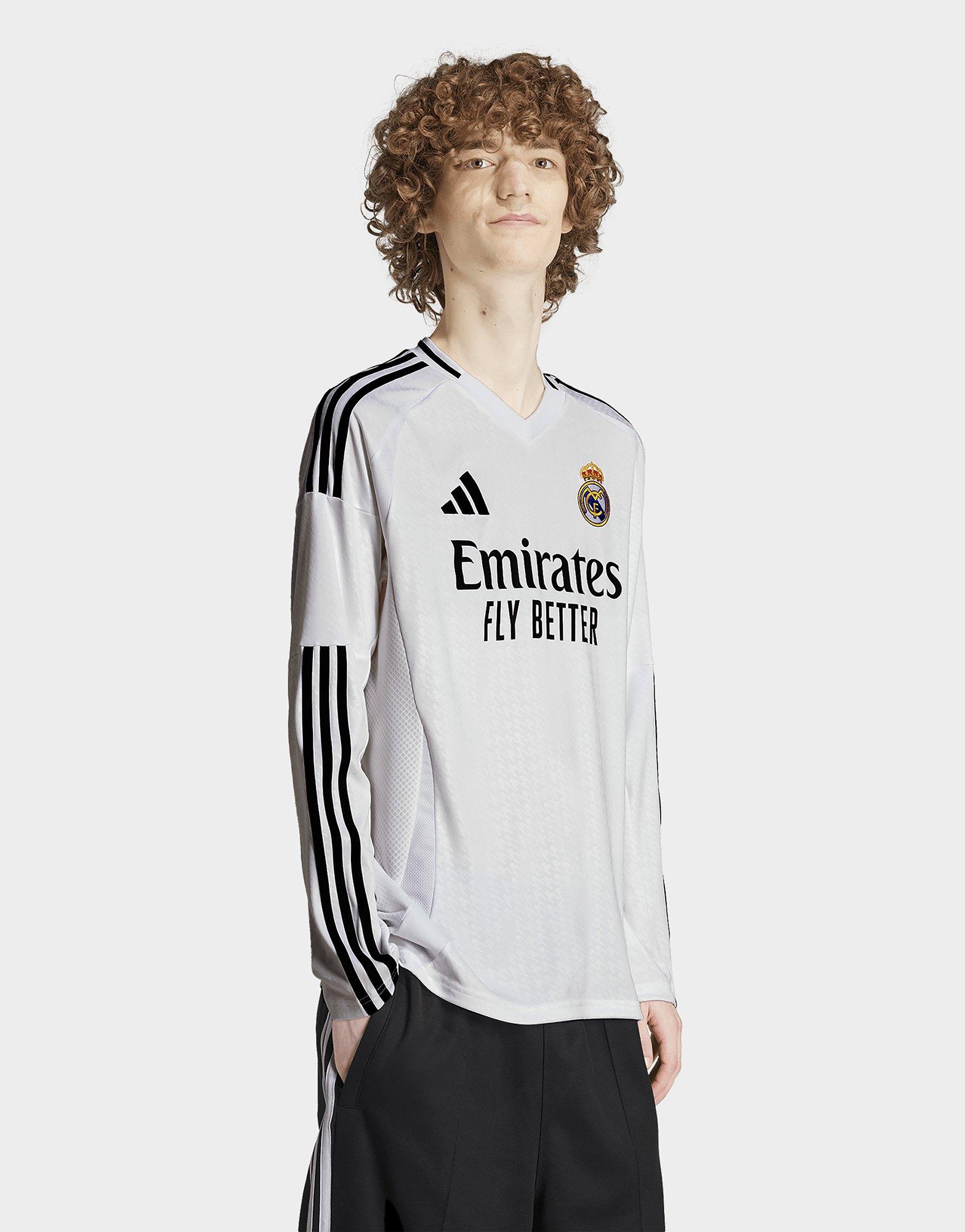 adidas Real Madrid 24/25 Long Sleeve Heimtrikot